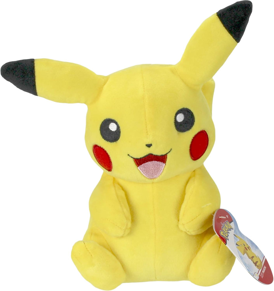 Pokemon 8" Pikachu Plush Stuffed Toy - Super Soft & Cuddly for All Ages