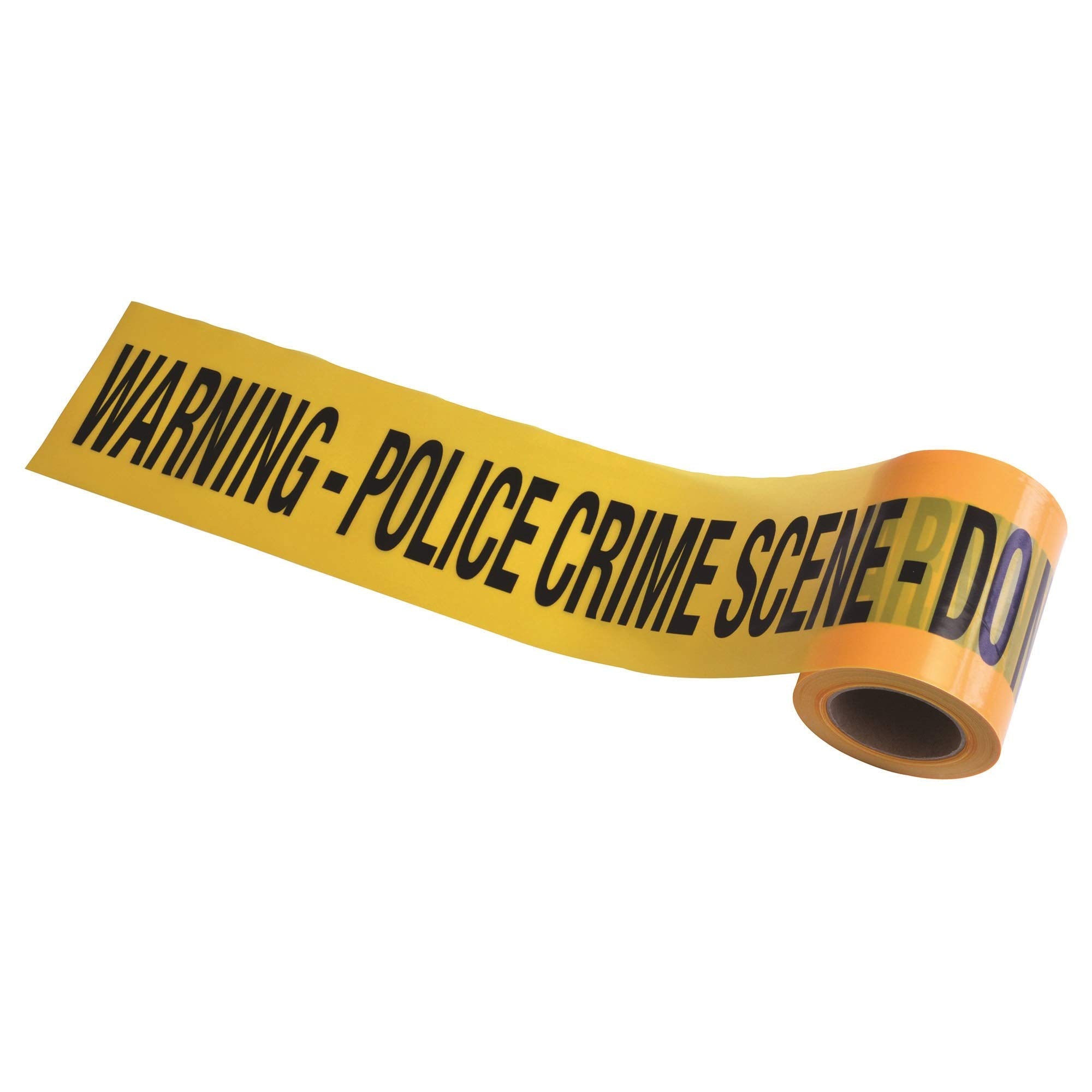 Bristol Novelty Crime Scene Tape - 30 Meters Roll | Yellow/Black Plastic for Adults