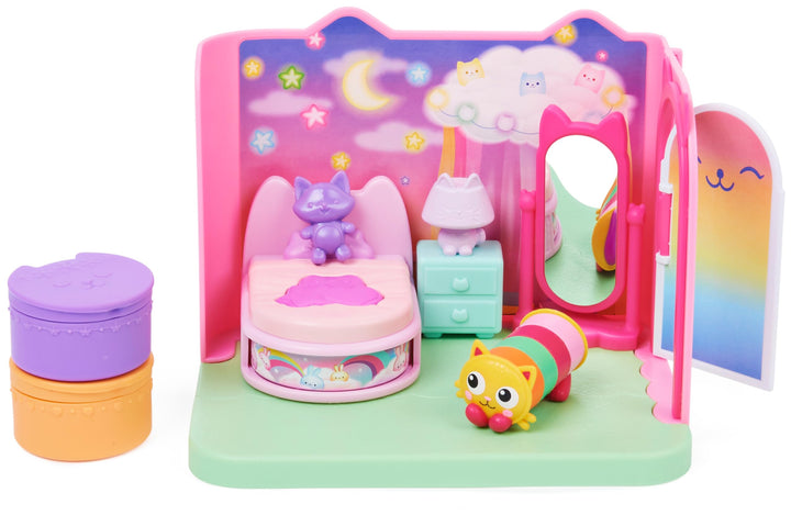 Gabby’s Dollhouse Sweet Dreams Bedroom Playset with Pillow Cat Figure & 3 Accessories