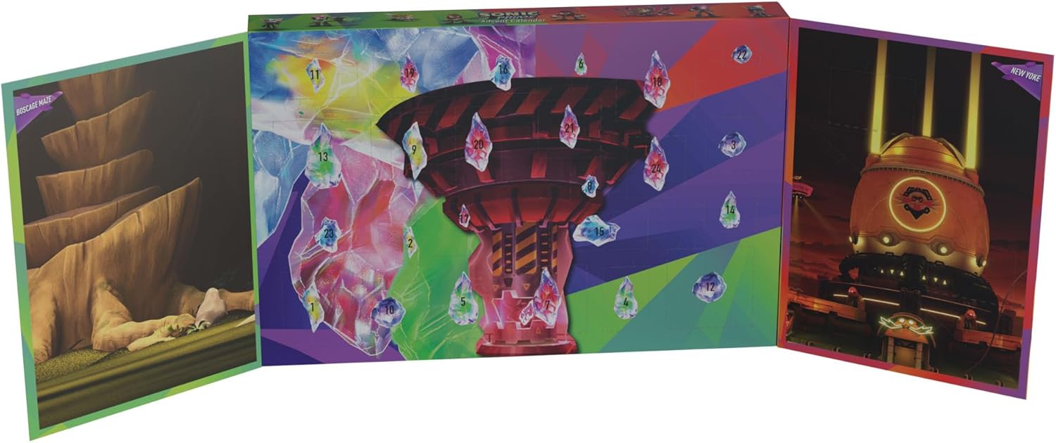 Bandai Sonic Prime Advent Calendar - 24 Surprise Toys & Collectible Figures 5