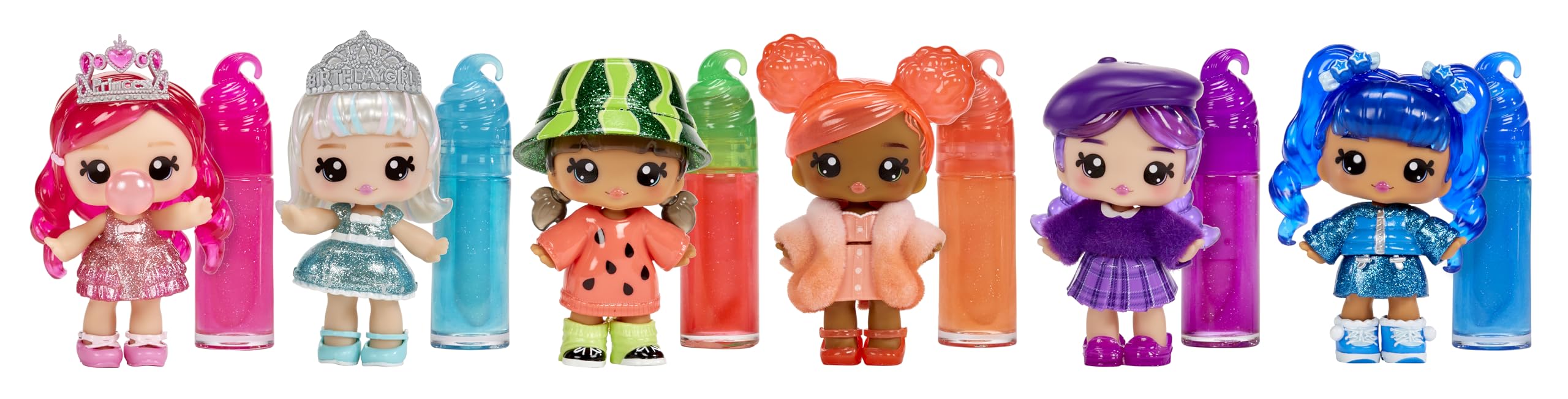 Yummiland Callie Birthday Cake - Scented DIY Lipgloss Doll with Customizable Fashion & Accessories 4