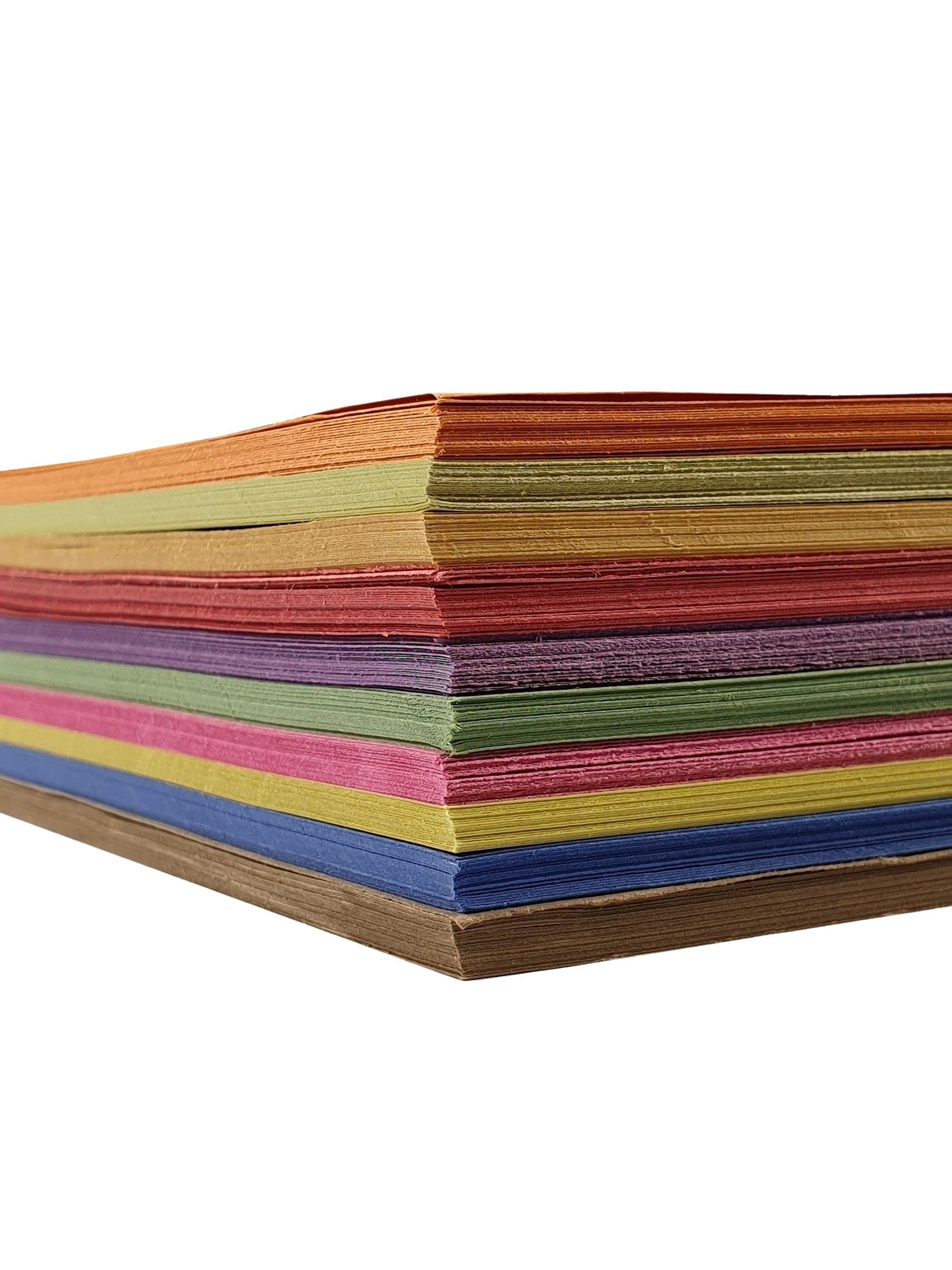 Be Creative A4 Recycled Sugar Paper - 250 Sheets in 10 Bright Assorted Colours | 100gsm 4