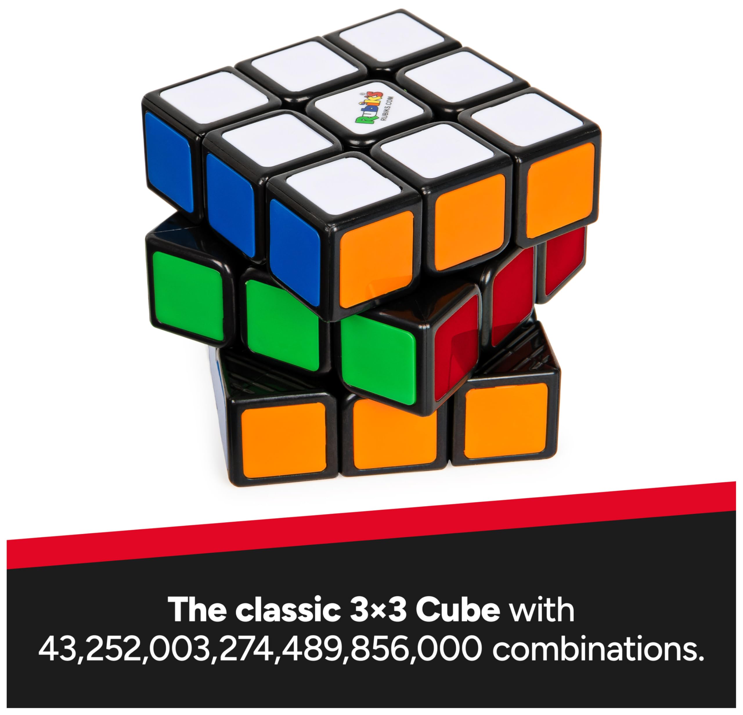 Rubik's Cube 3x3 Brain Teaser Puzzle by Spin Master 2