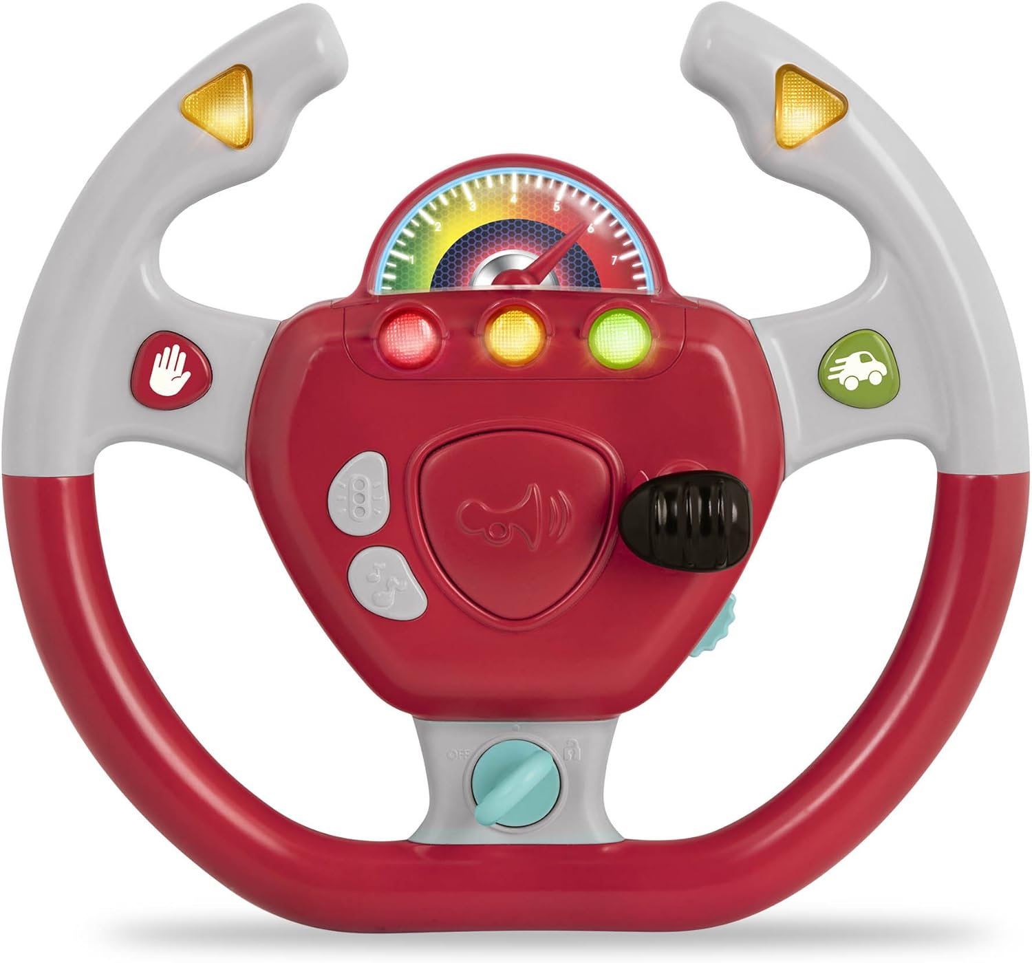Battat Geared to Steer Interactive Driving Wheel - Educational Toy for Toddlers 2+ 5