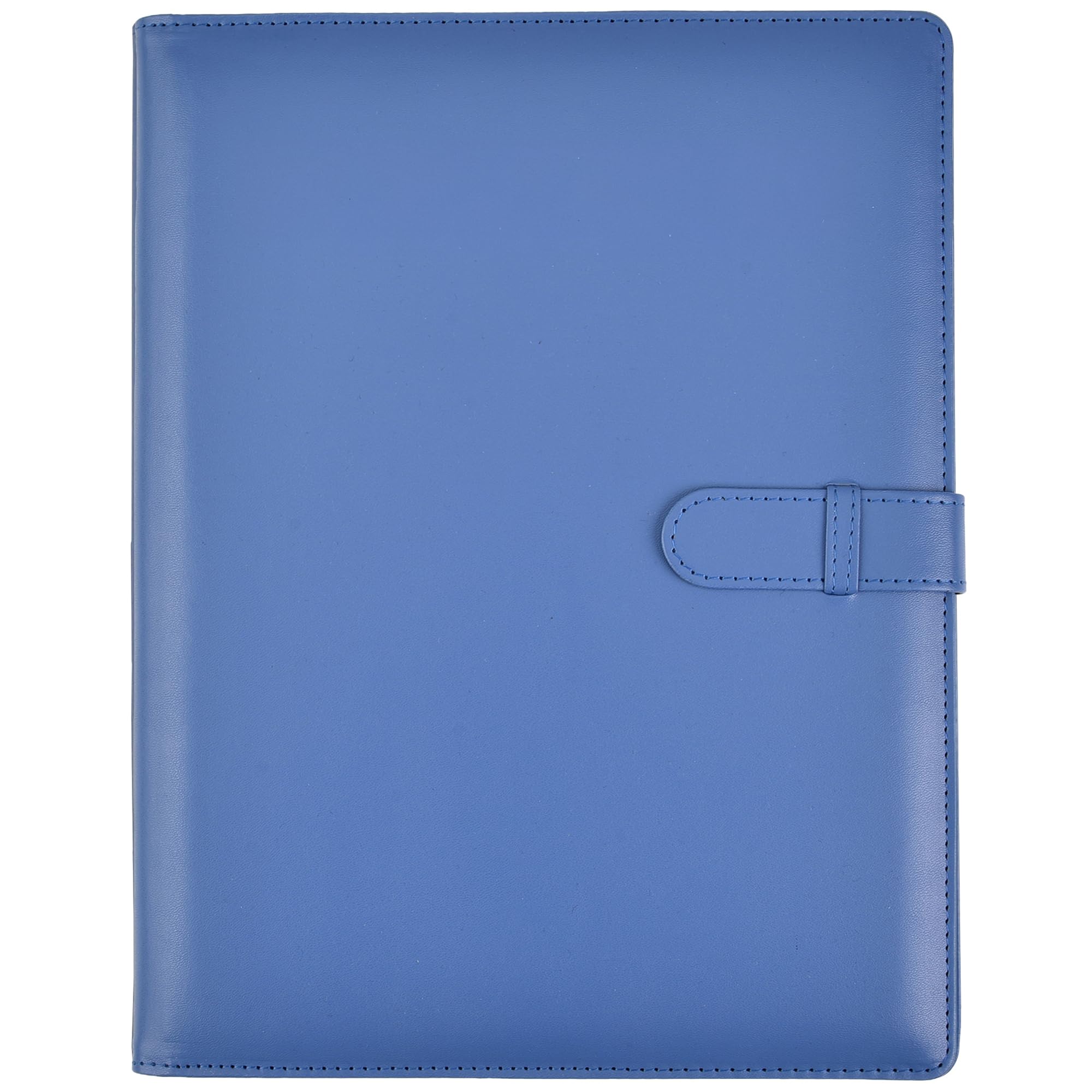 ARPAN A4 Certificate Folder Display Book - 36 Pockets | Blue Faux Leather | Soft Padded Cover