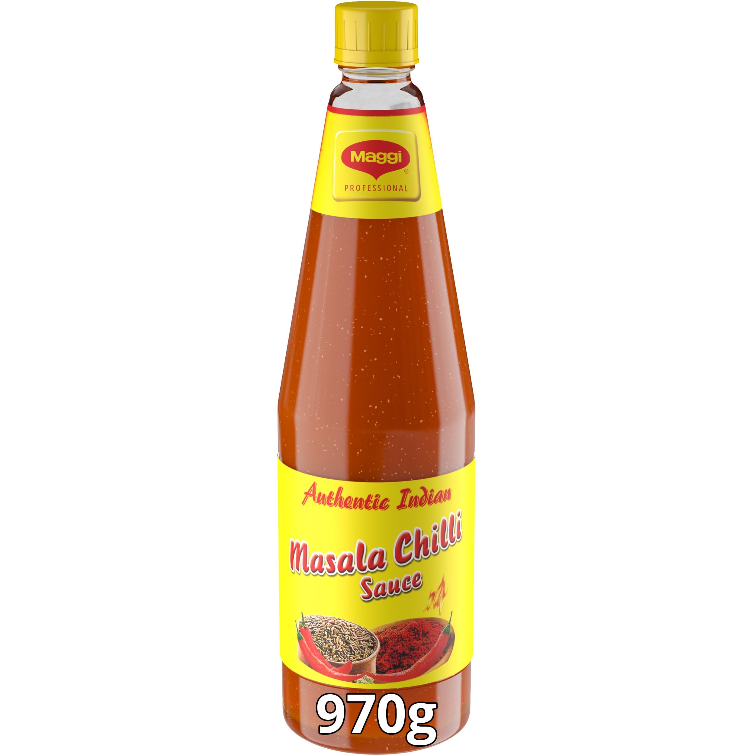 MAGGI Masala Chilli Sauce - Authentic Indian Flavour, Balanced Heat | 970g Bottle