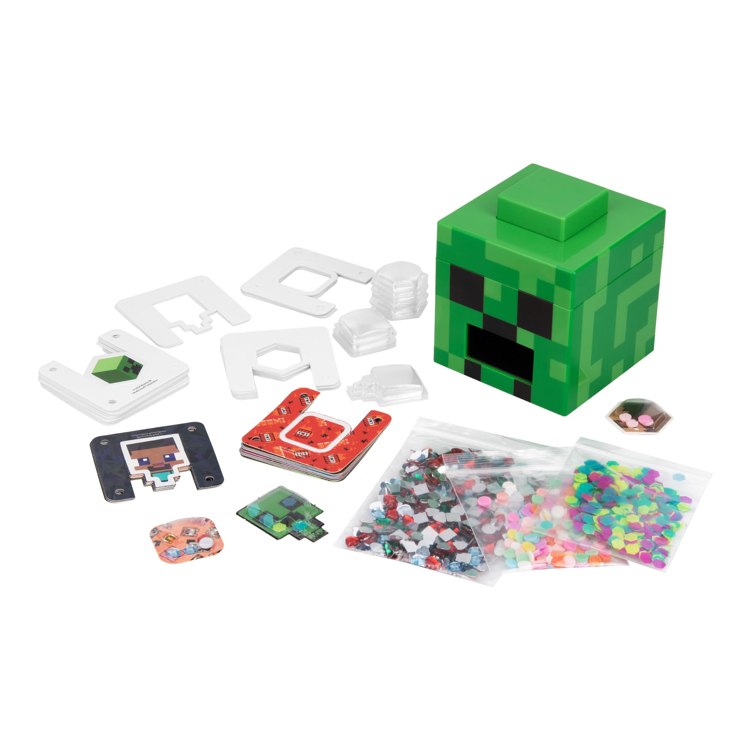 Paladone Minecraft Creeper DIY 3D Sticker Maker for Kids | Officially Licensed | Multicolor 2