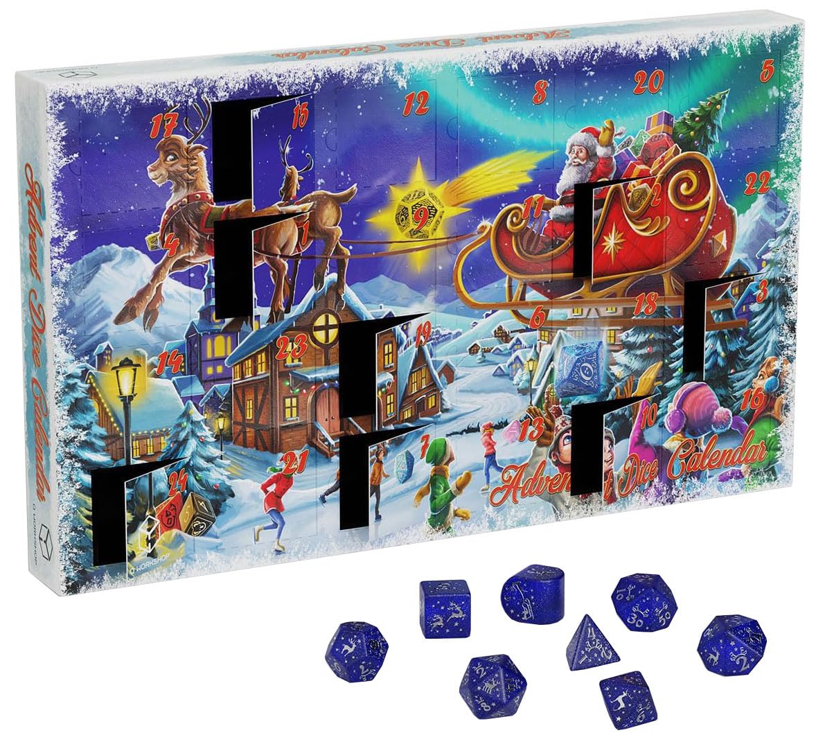 Q WORKSHOP Advent Calendar 2023 Dice and Cubes Set 8