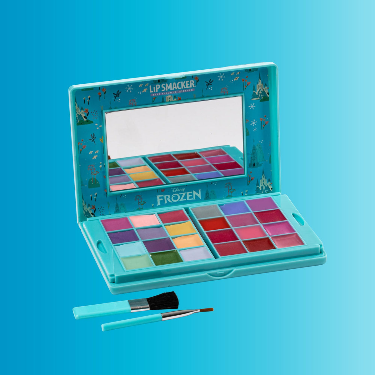 Lip Smacker Frozen Beauty Palette Make-up Gift Set - 30+ Pieces, Lip Glosses and Shimmer Creams