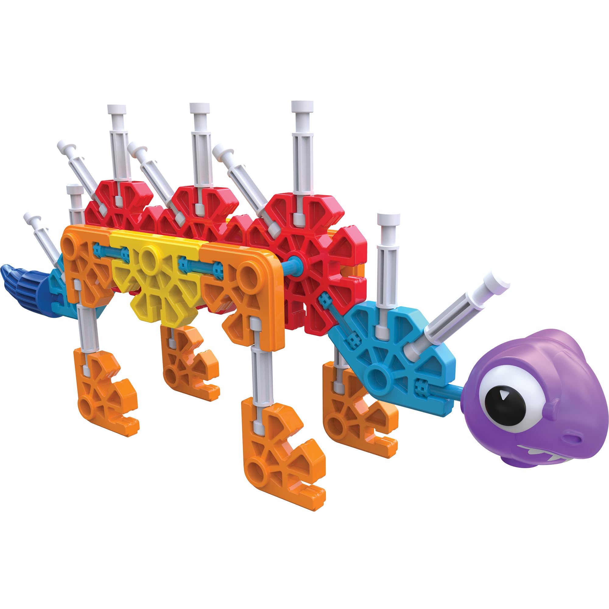 Kid K'NEX Dino Dudes Building Set - 100-Piece Educational Construction Toy for Ages 3+ 5