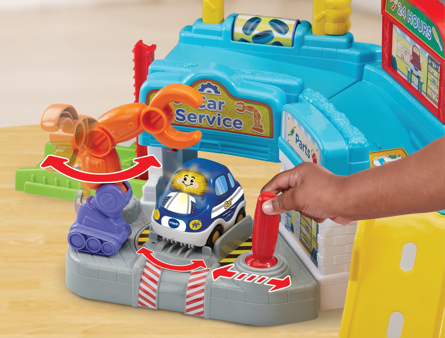 VTech Toot-Toot Drivers Repair Centre - Interactive Car Play Set with SmartPoint Technology 15