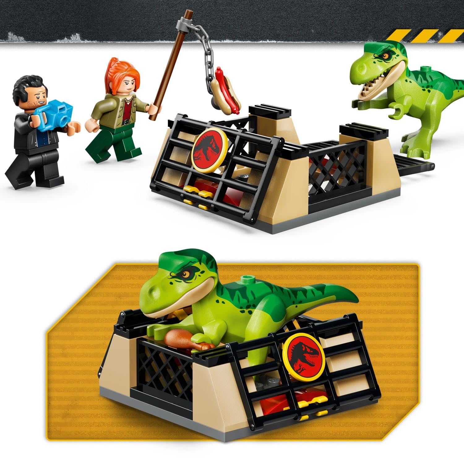LEGO Jurassic World Young T. rex Transport Truck Building Set - Ages 4+ 4