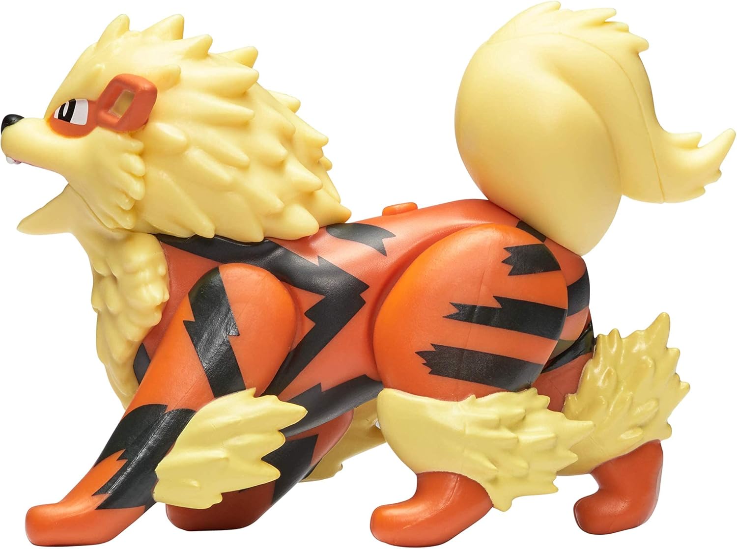 Arcanine Battle Feature Figure - 4.5-Inch Action Figure with Fire Missile Attack 2