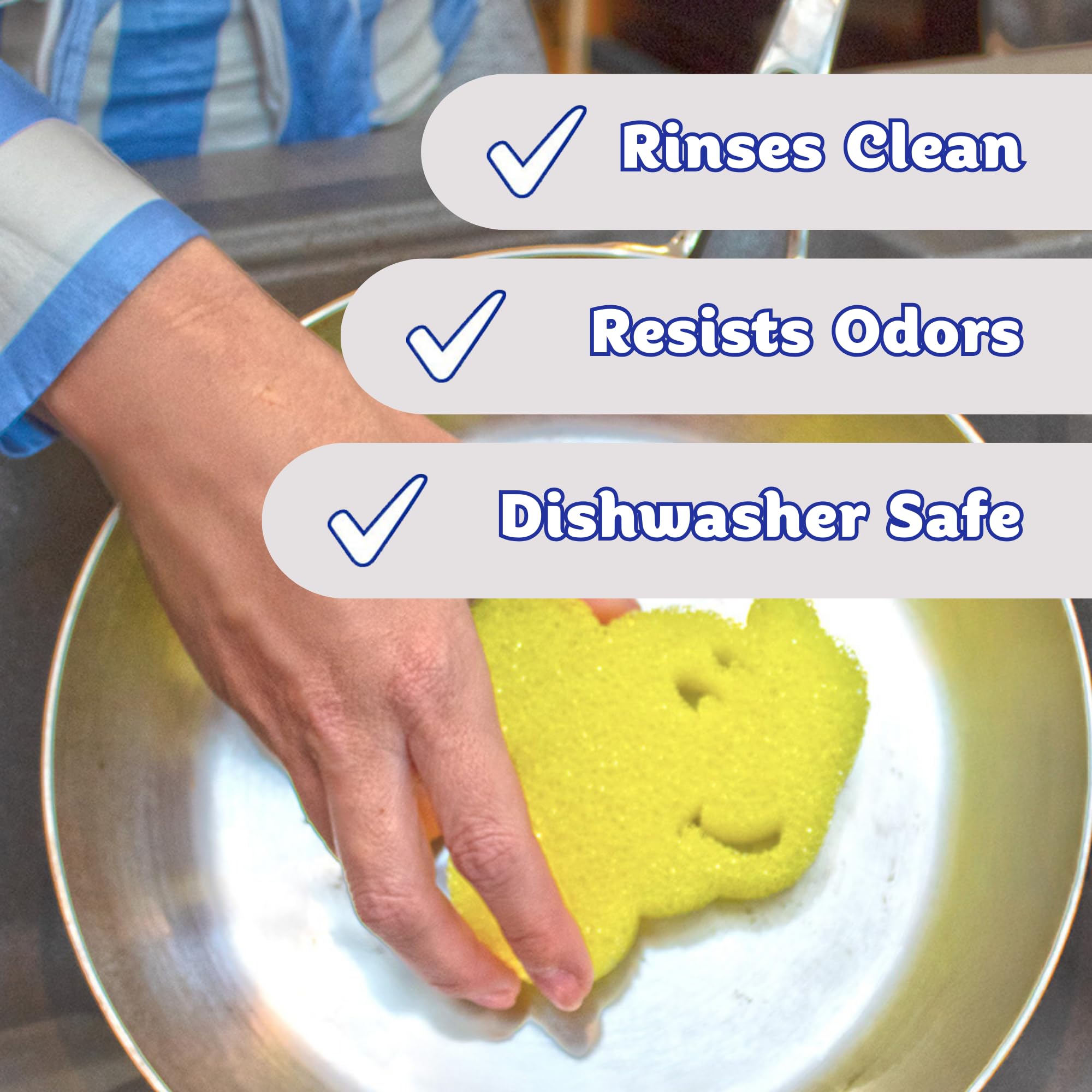 Scrub Daddy Disney Mickey Mouse & Minnie Mouse Dish Sponge Twin Pack - Smile 3