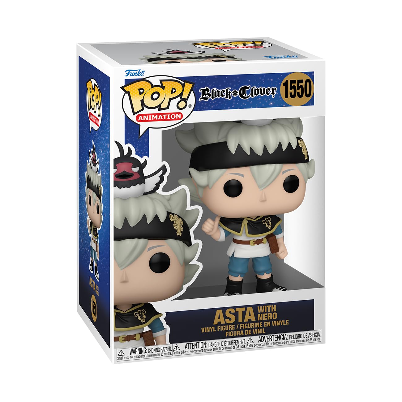 Funko POP! Animation: Black Clover - Asta With Nero - Collectable Vinyl Figure - Gift Idea - Official Merchandise - Toys for Kids & Adults - Anime Fans - Model Figure for Collectors and Display 1