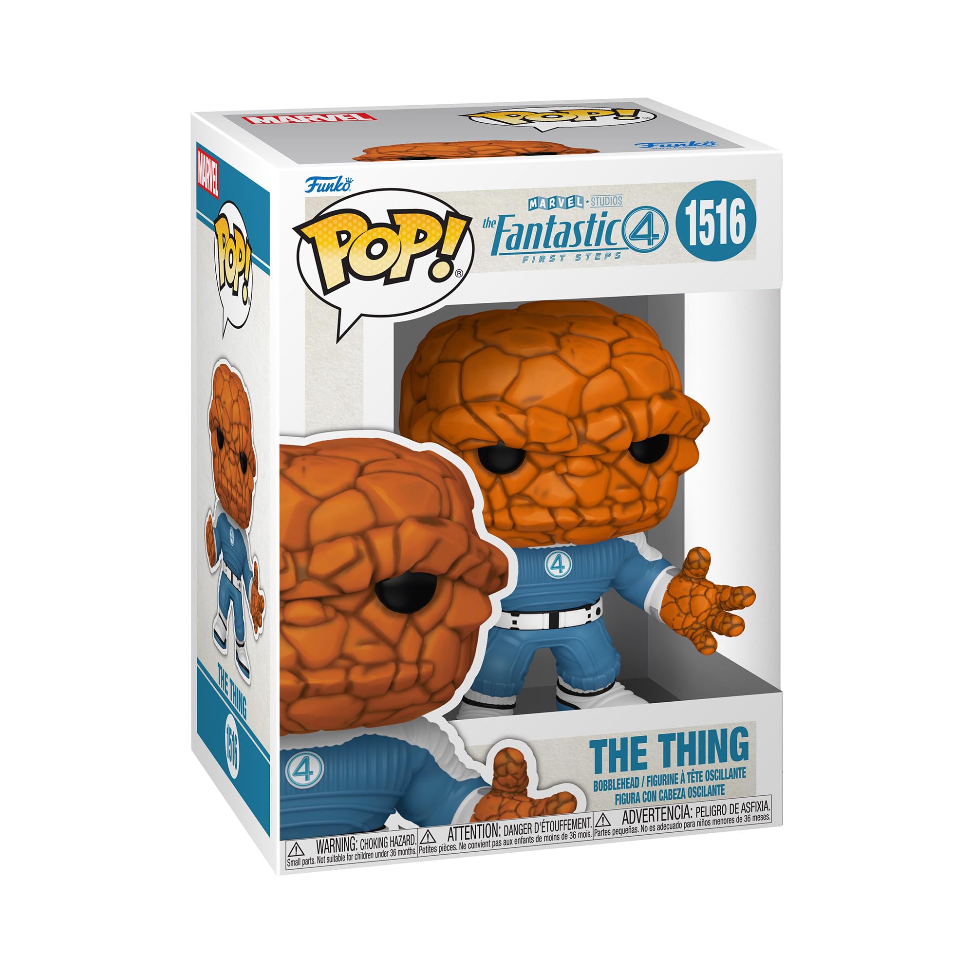 Funko Pop! Marvel: The Thing - Fantastic Four (2025) Collectible Vinyl Figure | 3.75 Inch