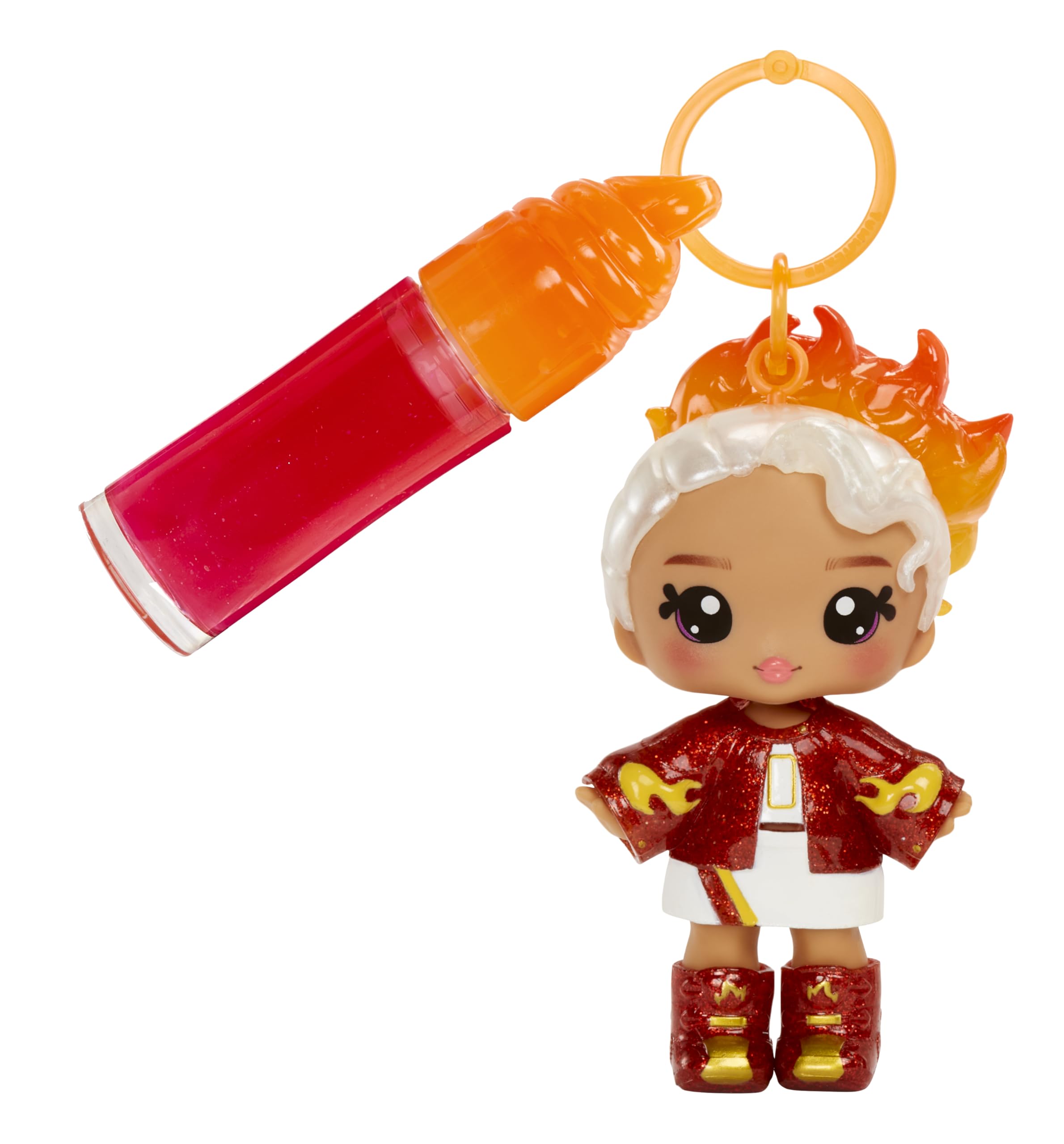 Yummiland Lip Gloss Doll - Amber Cinnamon - DIY Scented Fashion Doll with Customizable Lip Gloss Kit 6