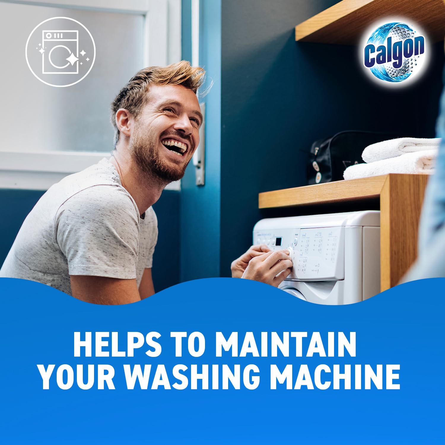 Calgon - 4-in-1 Washing Machine Cleaner and Water Softener Tablets, 45 Tablets 14