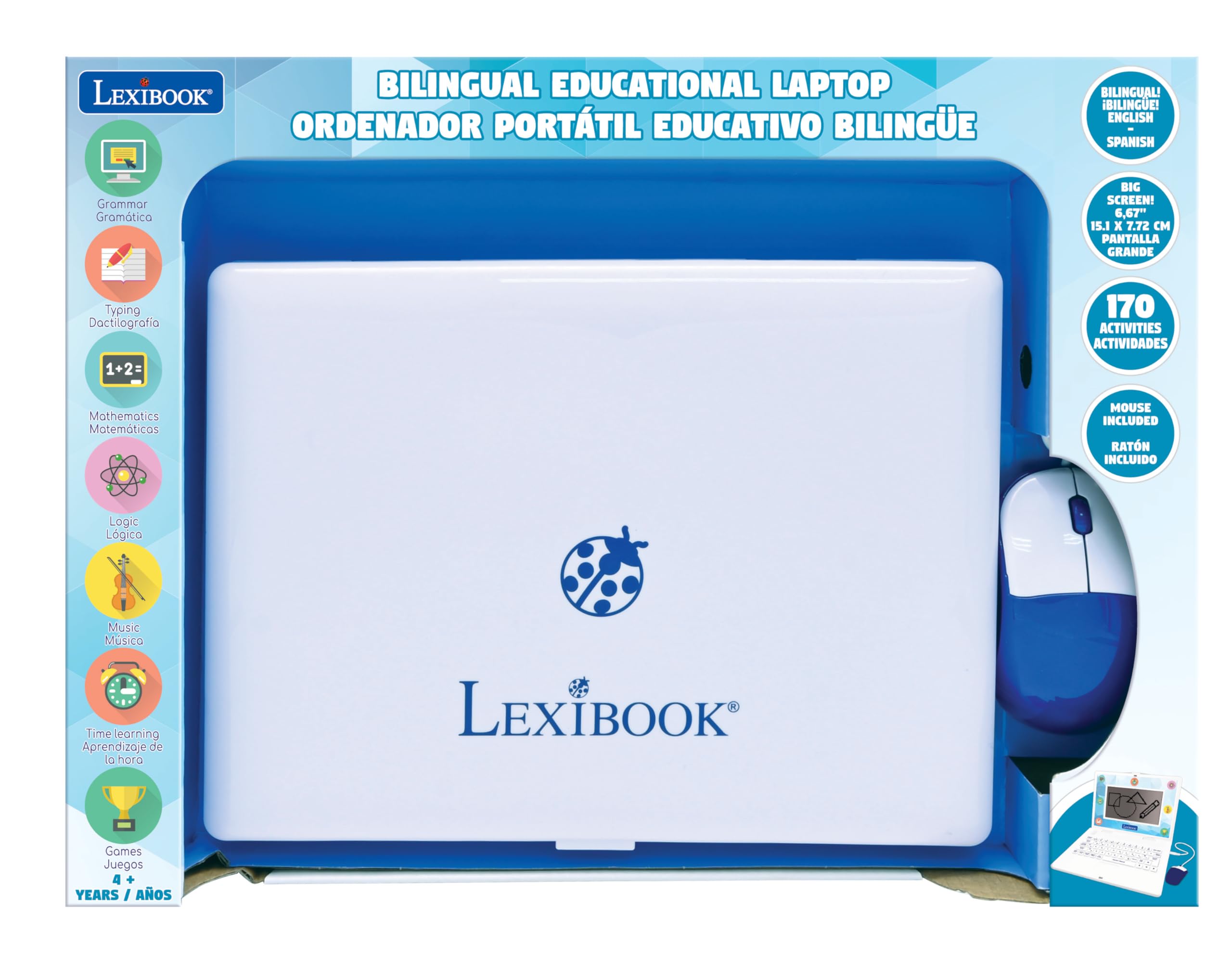 Lexibook Bilingual Educational Laptop - Spanish/English Learning Toy for Kids 10