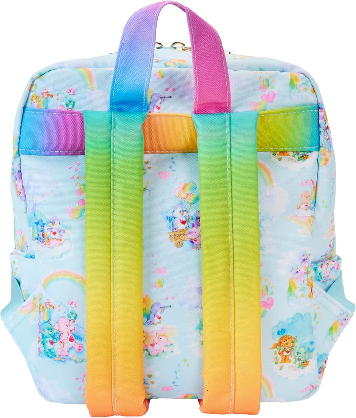 Loungefly Care Bears Cousins AOP Nylon Small Square Mini Backpack (LOUCBBK0026)