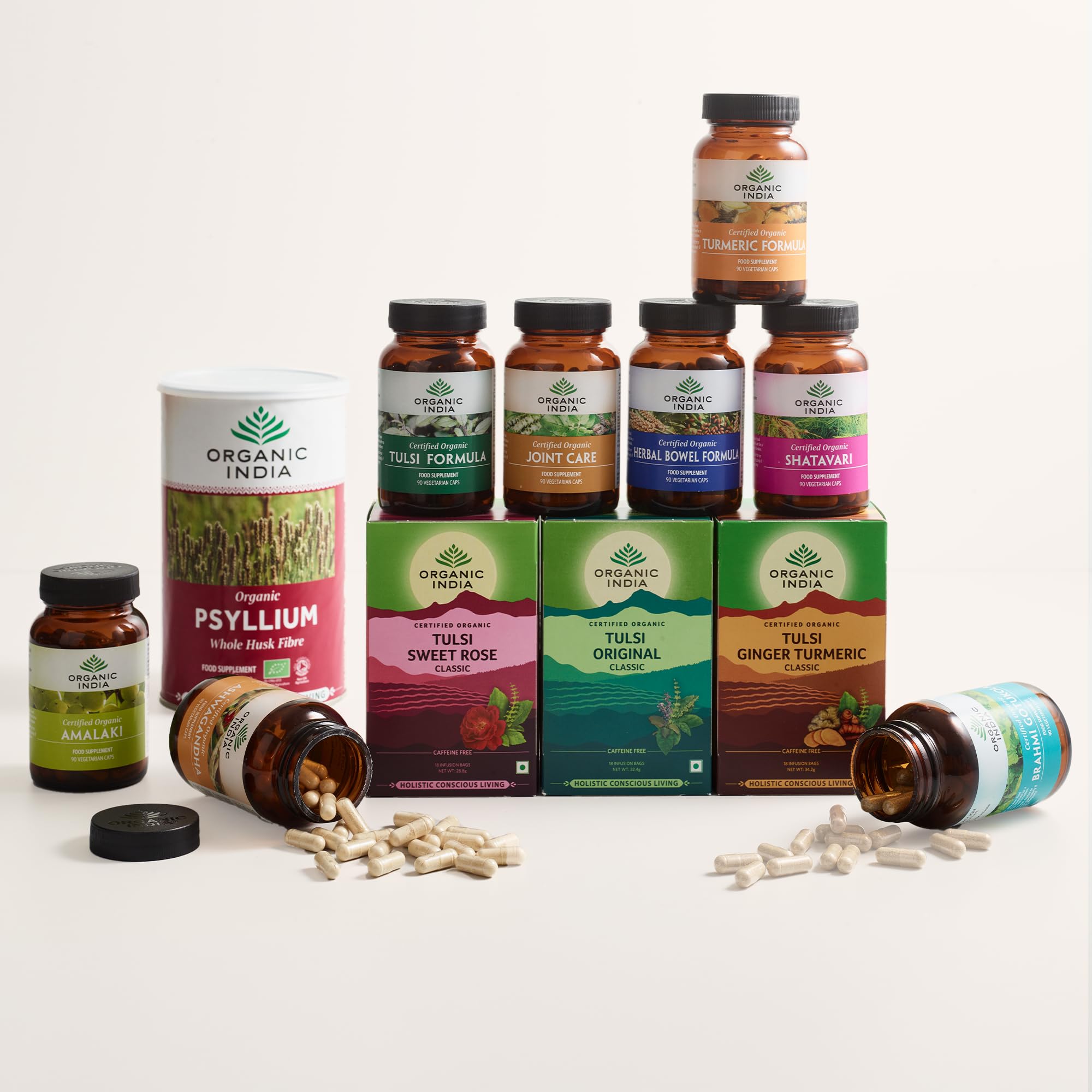 Organic India Tulsi Sweet Rose Tea - Organic & Vegan Herbal Tea (25 Tea Bags) 17