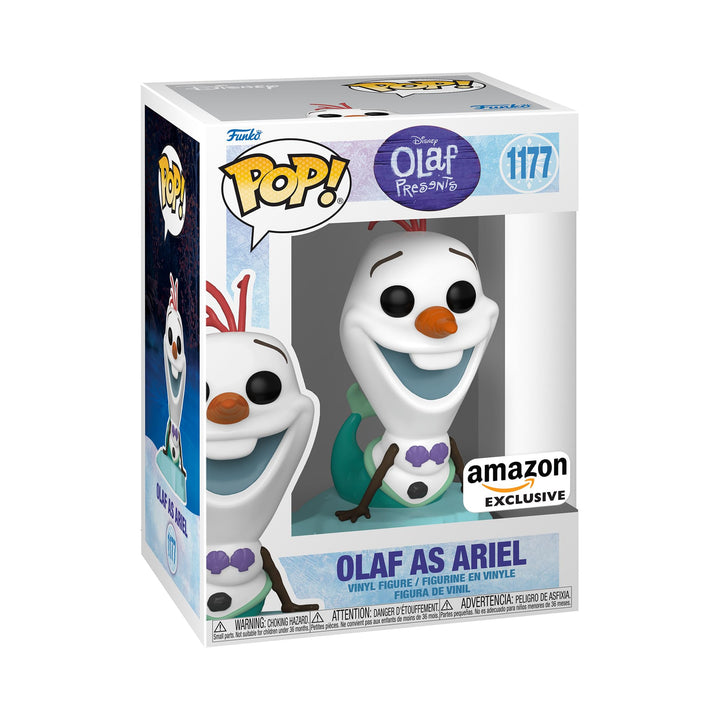 Funko POP! Disney: Frozen - Olaf As Ariel - Amazon Exclusive - Collectable Vinyl Figure - Gift Idea - Official Merchandise - Toys for Kids & Adults - Movies Fans - Model Figure for Collectors