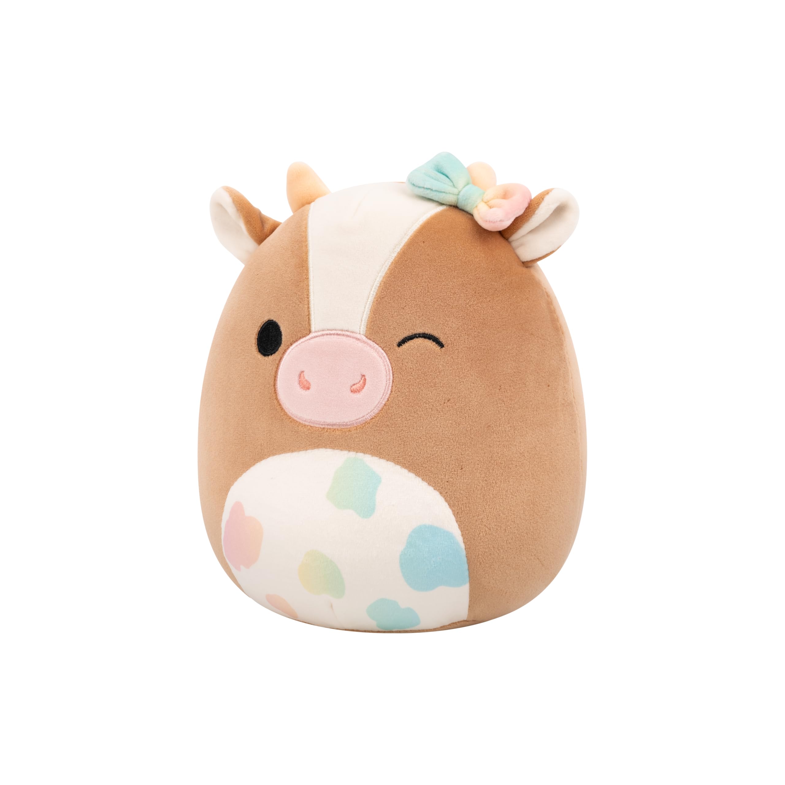 Squishmallows Griella the Winking Cow Plush - Ultrasoft Stuffed Animal for Kids 3+ 4