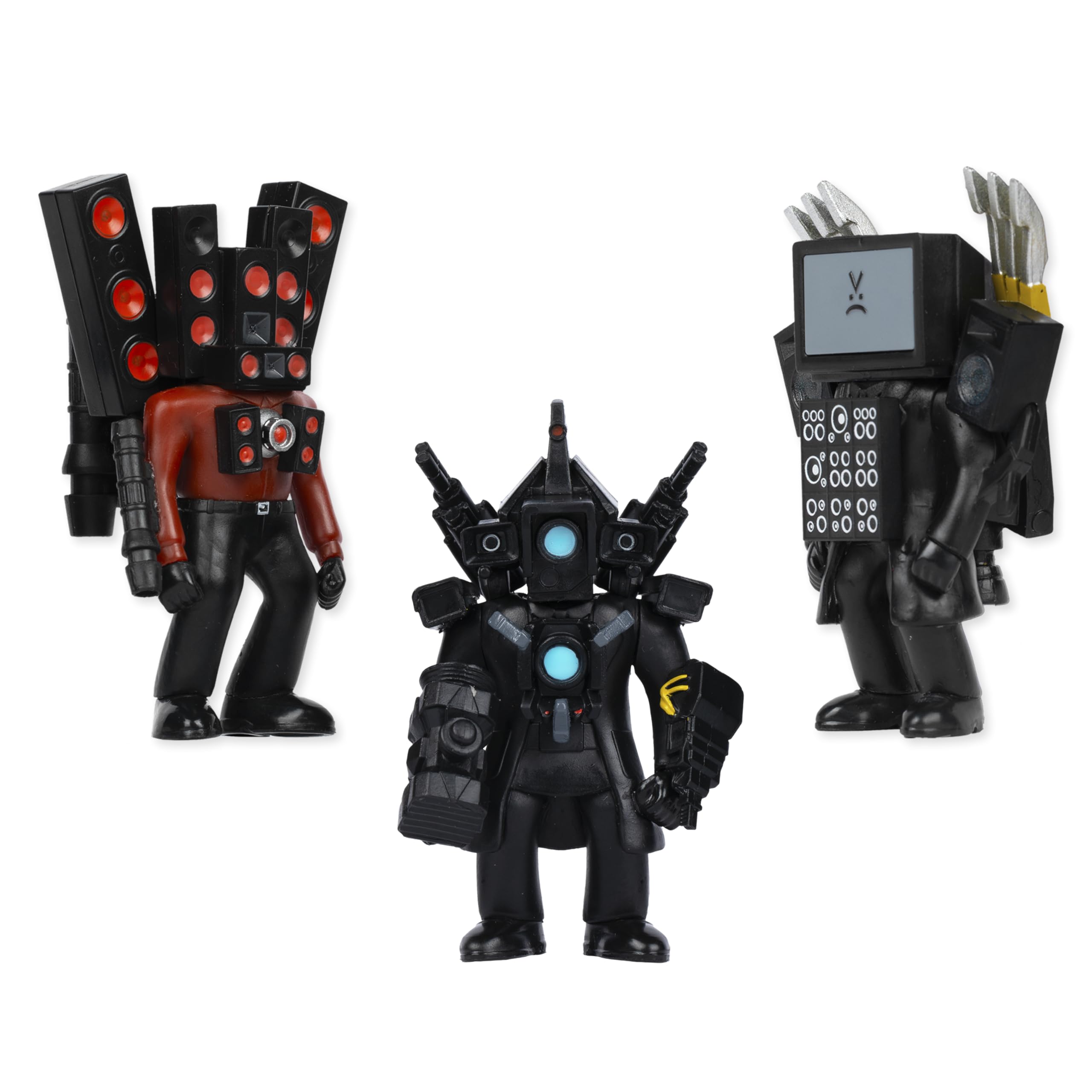 SKIBIDI TOILET Titan 3 Pack Action Figures | Exclusive Figures | Age 8+