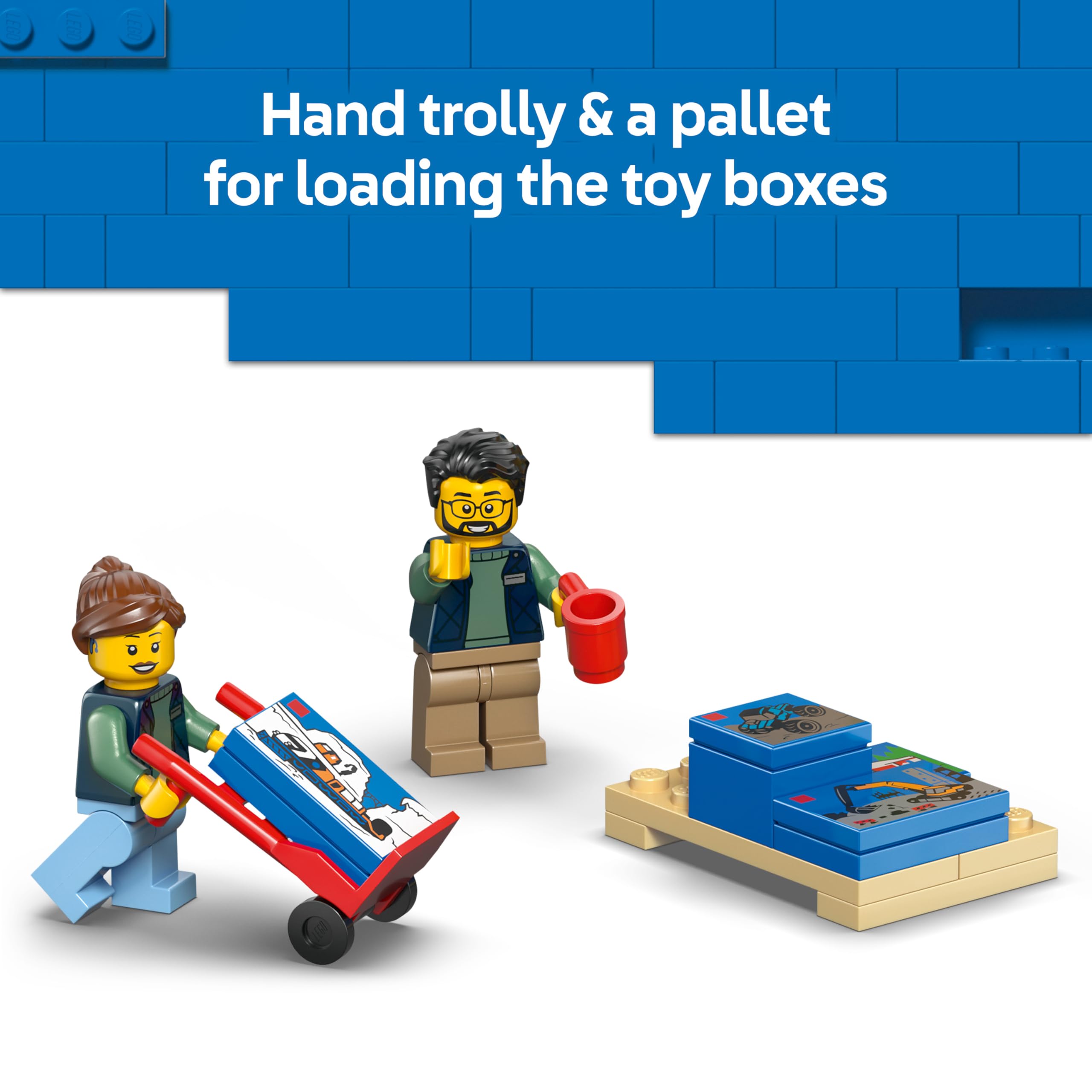 LEGO City The Van Toy Delivery Truck Model Building Kit with 2 Minifigures | Ages 6+ 5