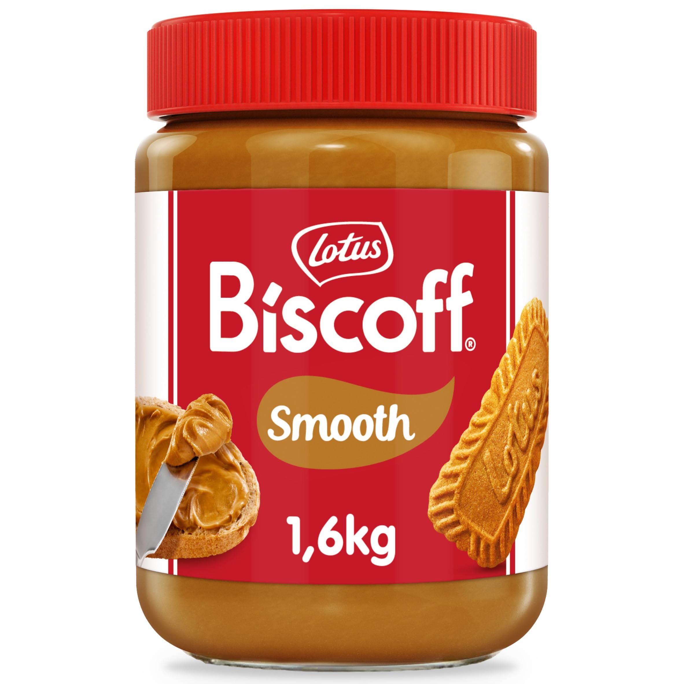 Biscoff Sweet Spread - Smooth Caramelised Biscuit Alternative | 1.6kg Extra Large Jar 1