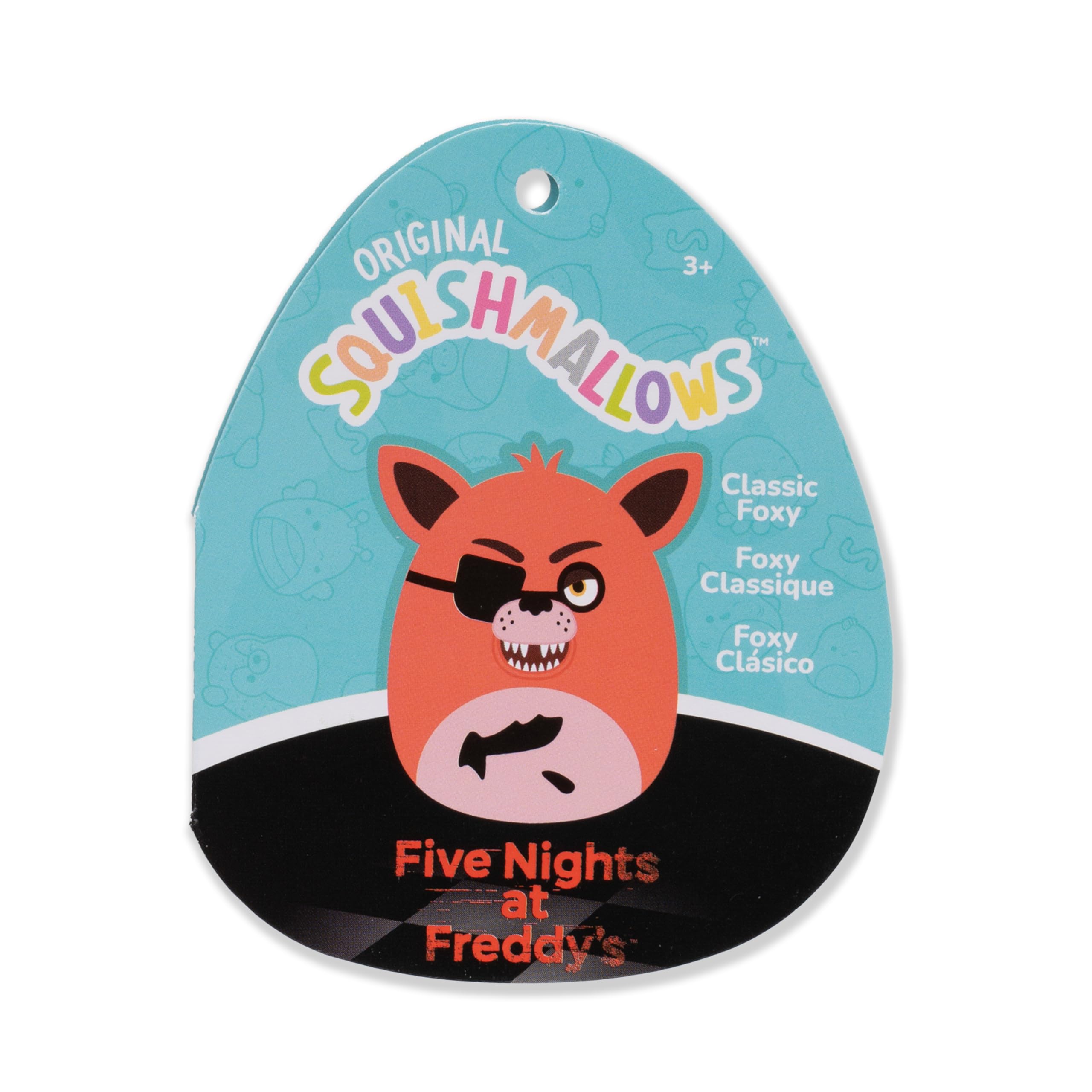 Squishmallows Five Nights at Freddy’s Foxy Classic Edition 8-Inch Plush | Polyester | Unisex Children 6