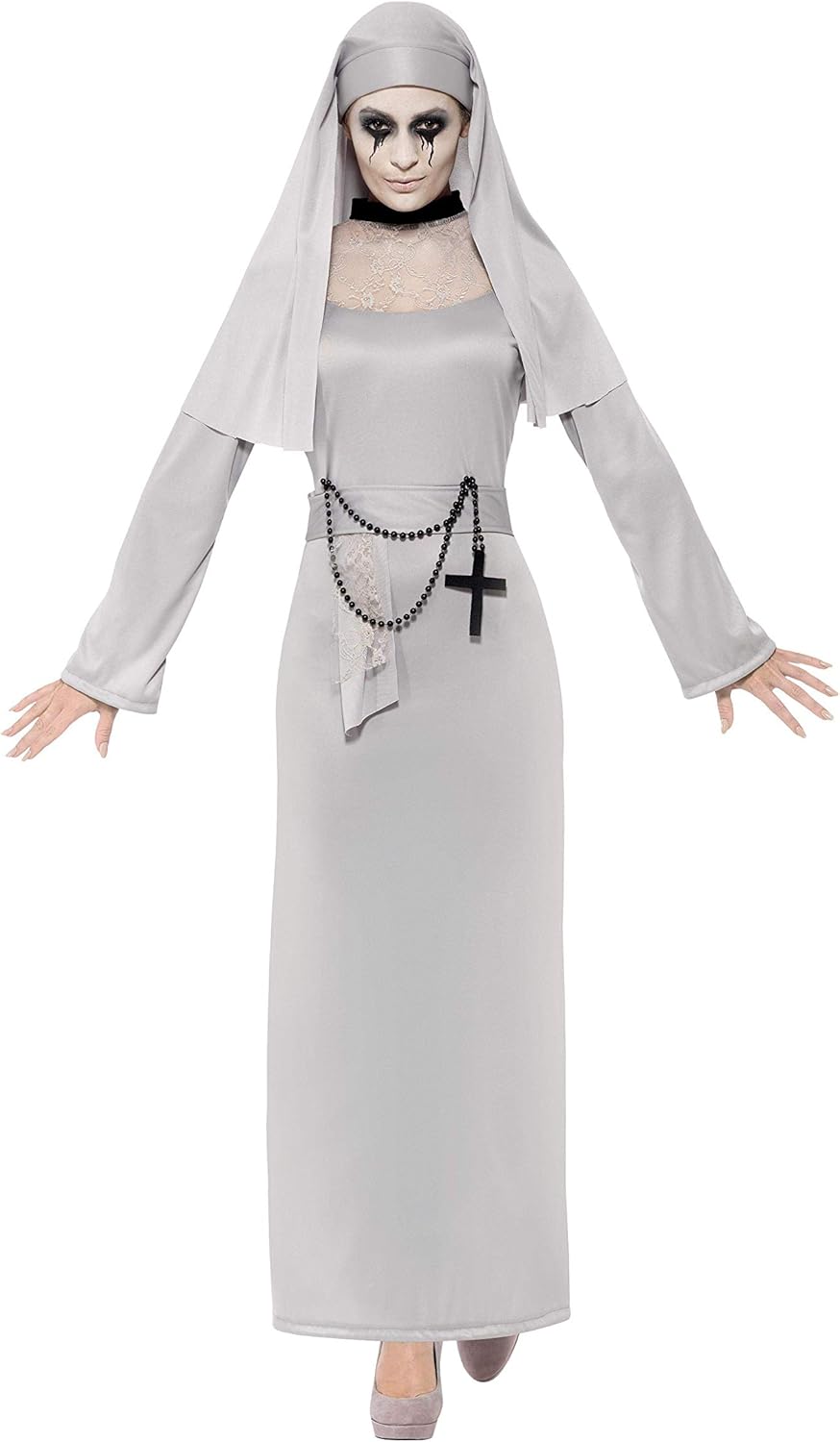 Smiffy's Gothic Nun Costume - Women's Size 8-10 6