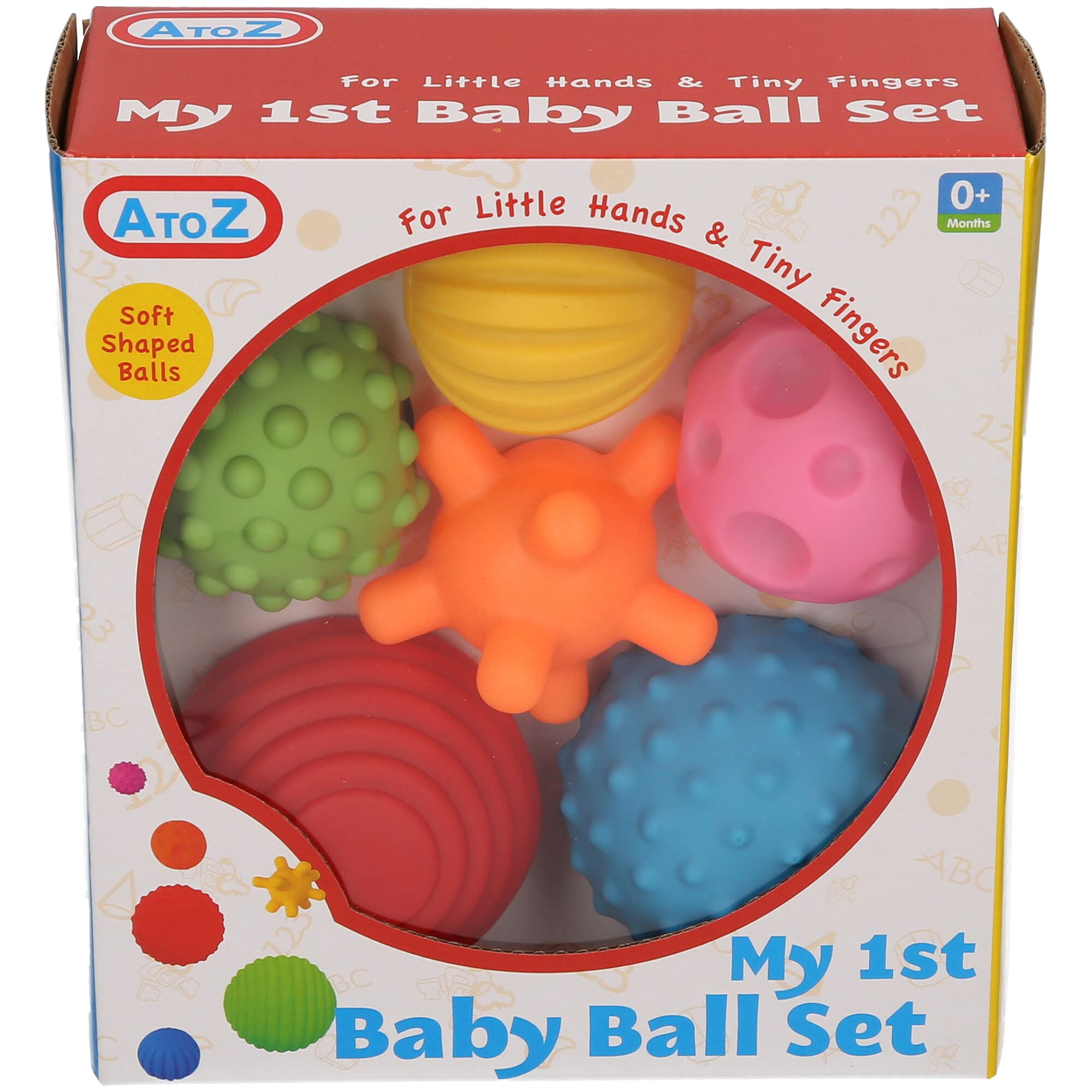 My First Baby Multi Textured Sensory Soft Balls - 6 Different Textures for Tactile Development 8