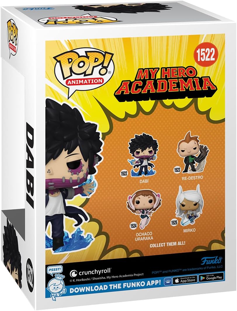 Funko Pop! Animation My Hero Academia - Dabi Vinyl Figure with Flames (MHA 2)