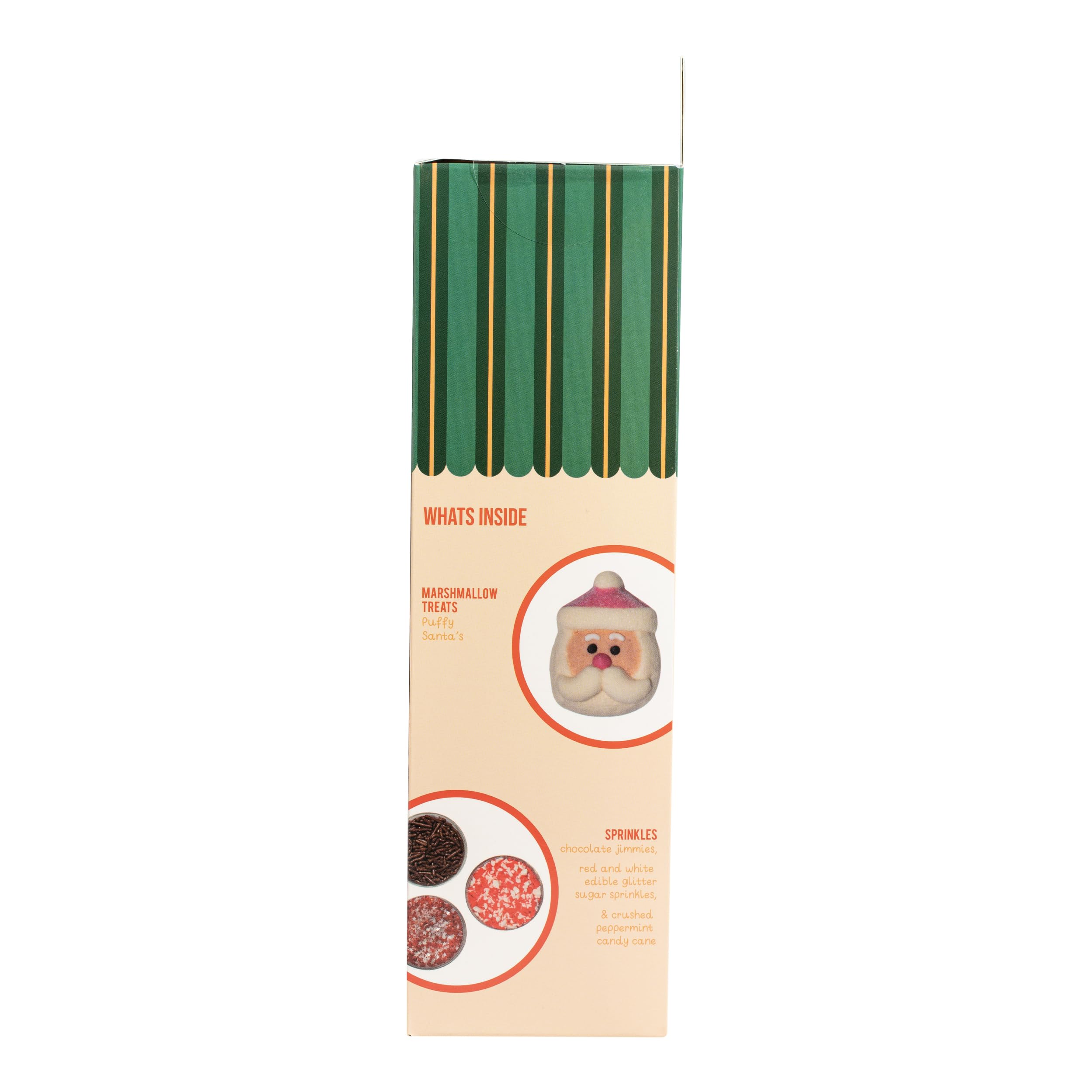 PME Hot Chocolate Puffy Santa Decorating Kit | 6 Marshmallow Santas & 3 Sprinkle Sachets | 260g 3