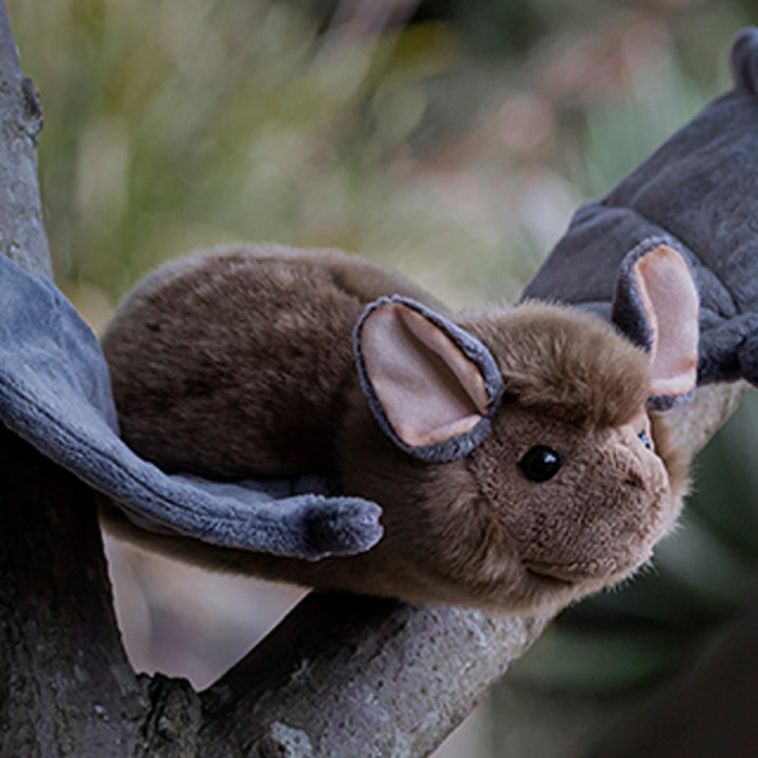 Tobar Animigos World of Nature Bat Plush Toy - 46cm Wingspan, Brown 4