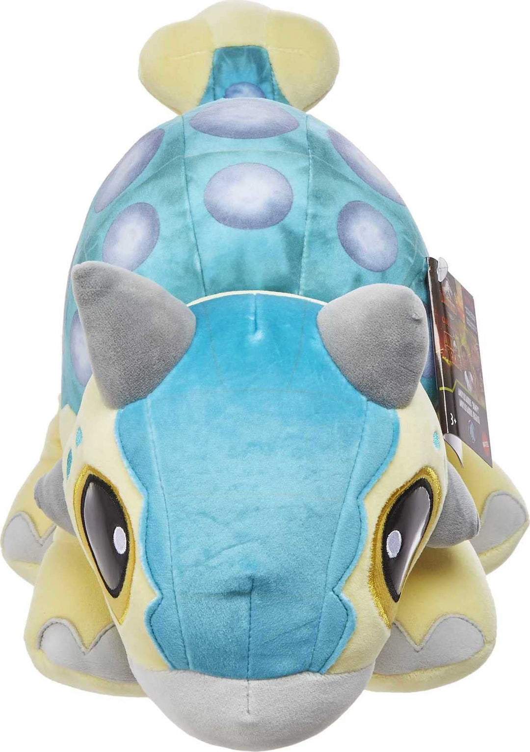 Jurassic World Plush Ankylosaurus Bumpy - 15-inch Roar-Sound Dinosaur Toy for Ages 3+