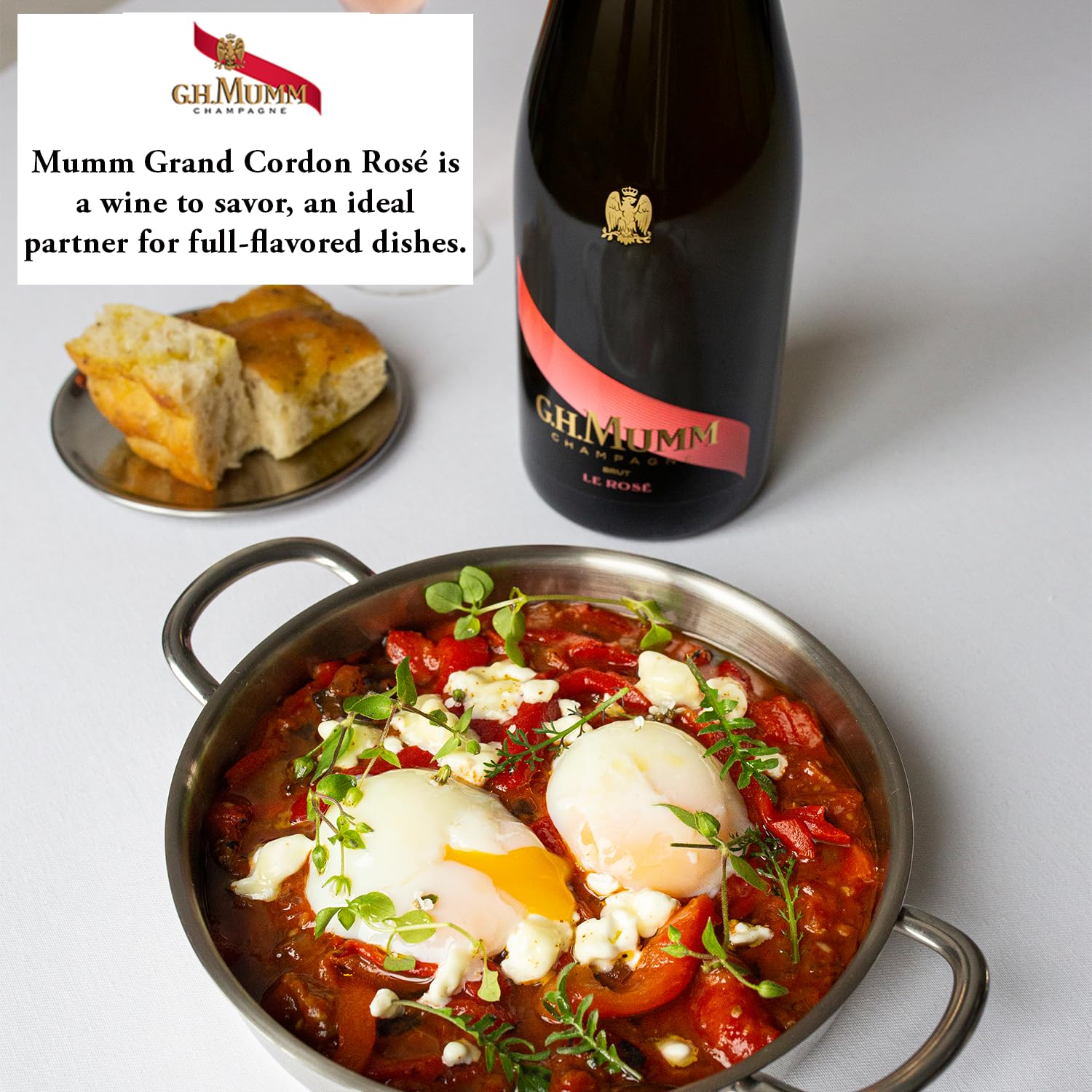 G.H. Mumm Le Rosé Champagne - 75cl with Gift Box 4