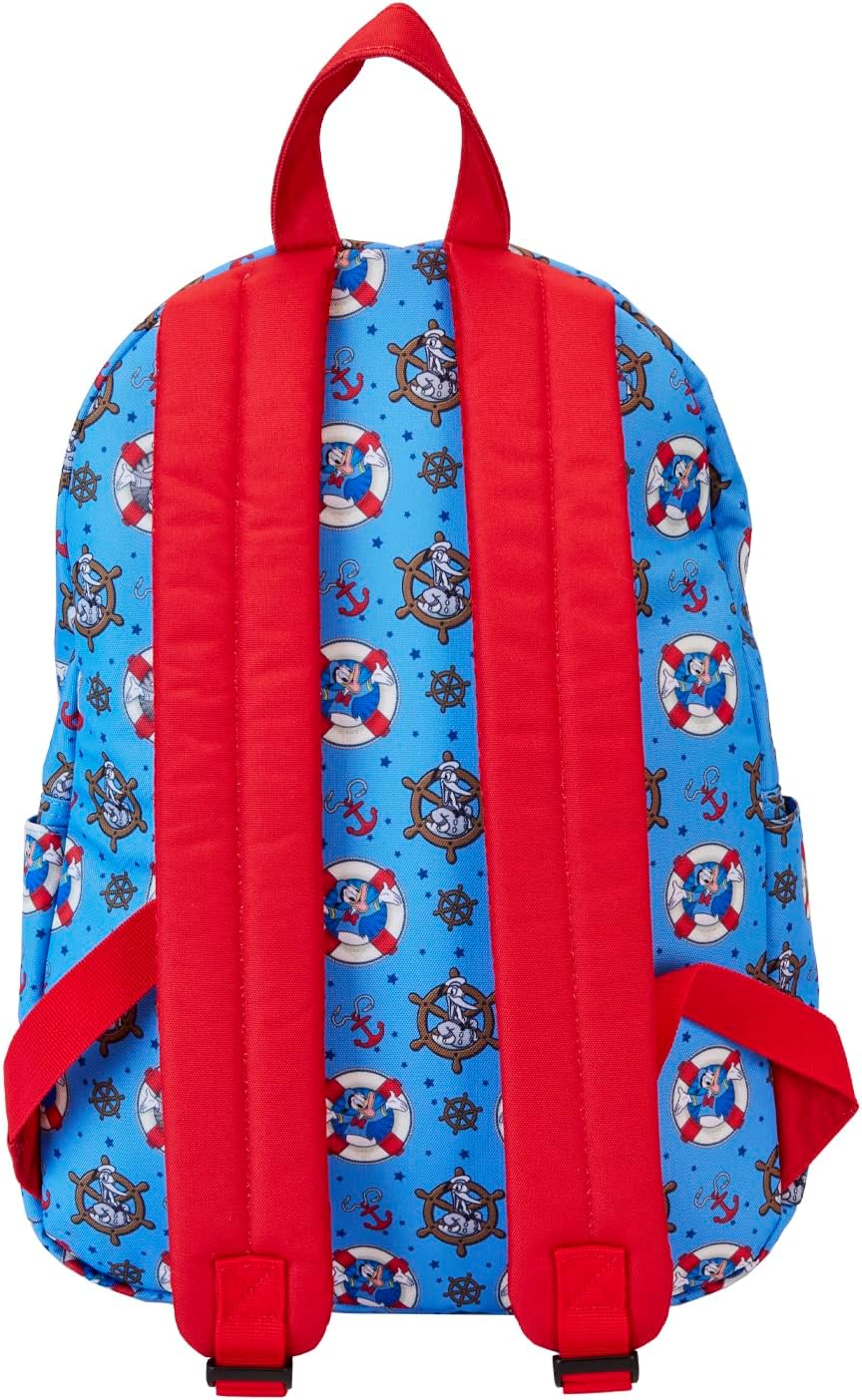 Loungefly Disney Donald Duck AOP 90th Anniversary Backpack (Multi)