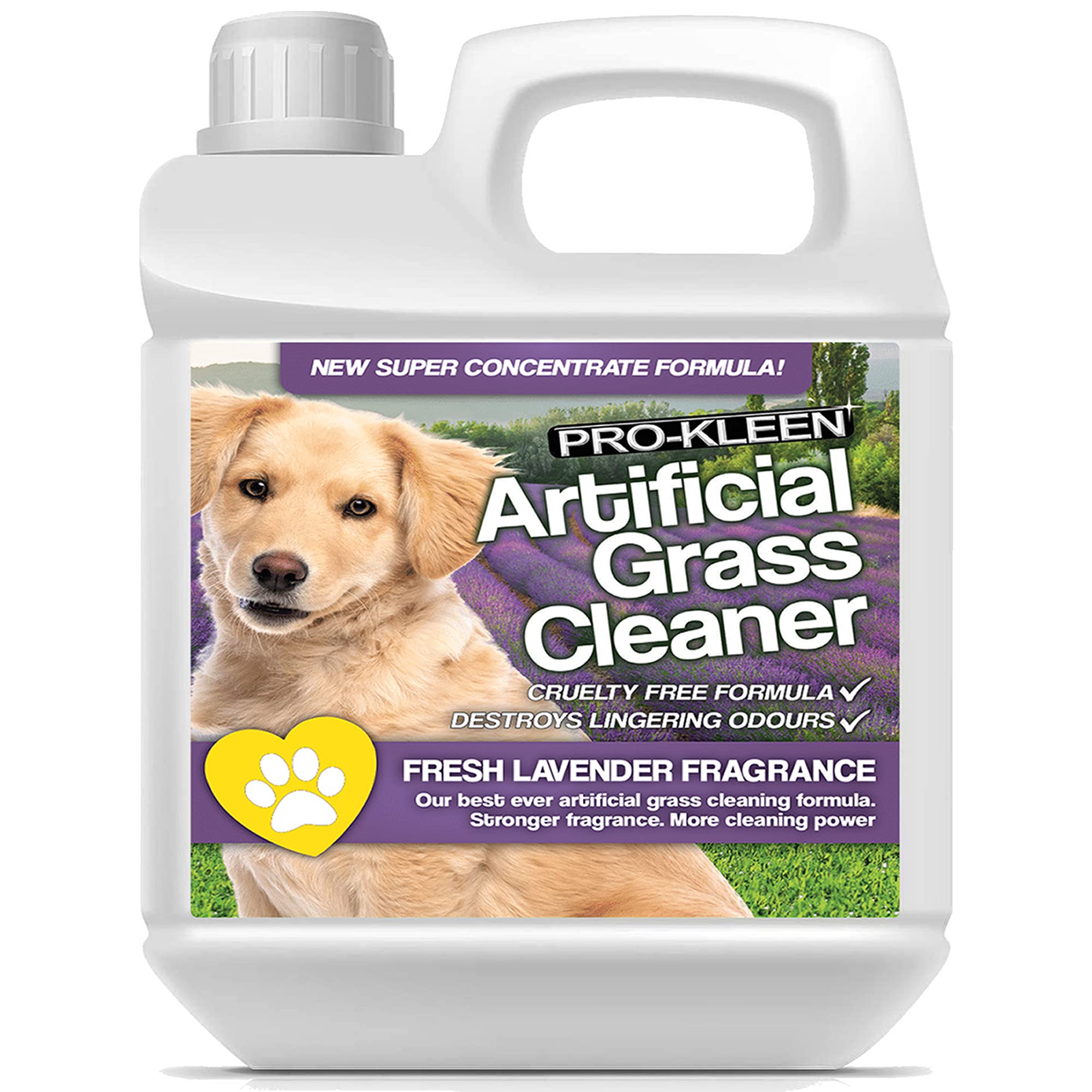 Pro-Kleen Artificial Grass Cleaner for Dogs - 3-in-1 Formula, Lavender Scent | 1 L 1