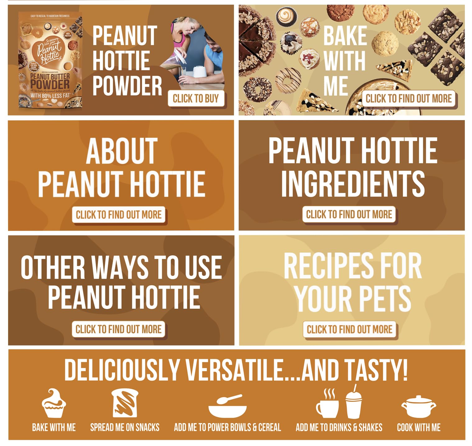 Peanut Hottie Peanut Butter Powder - High Protein, Low Fat | 180g 3