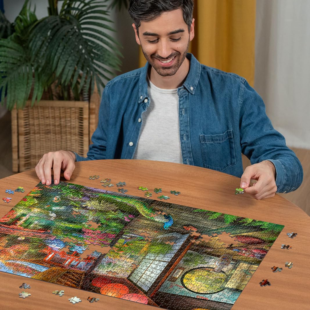 Ravensburger Japanese Garden Teahouse 1000 Piece Jigsaw Puzzle for Adults 3