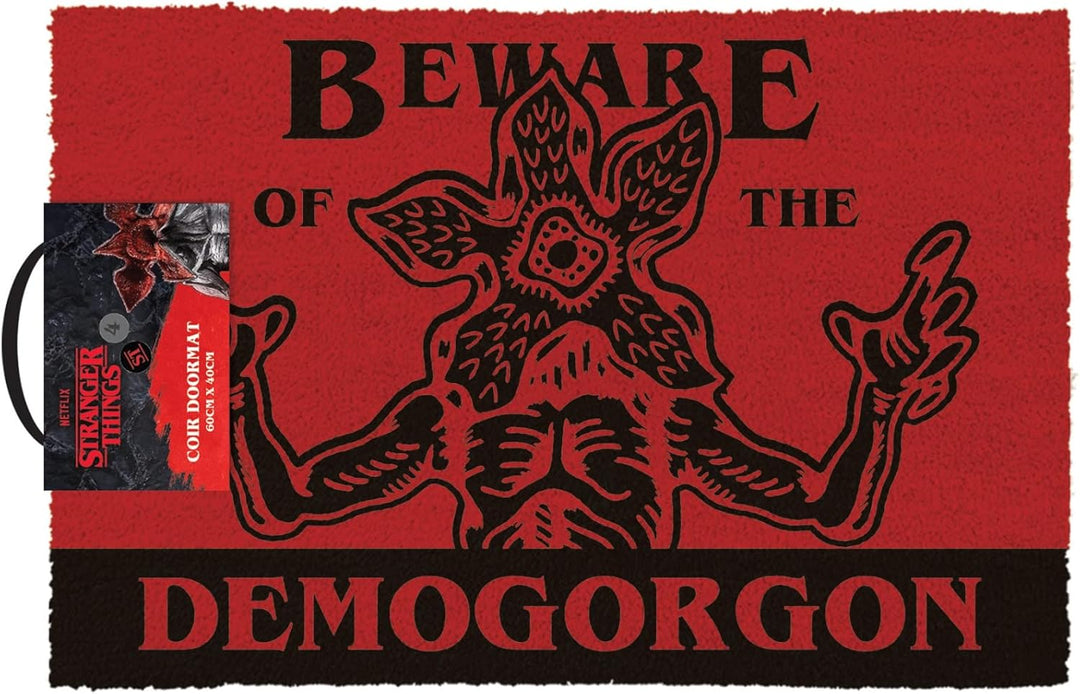 Stranger Things Demogorgon Beware Coir Doormat (gp86508)