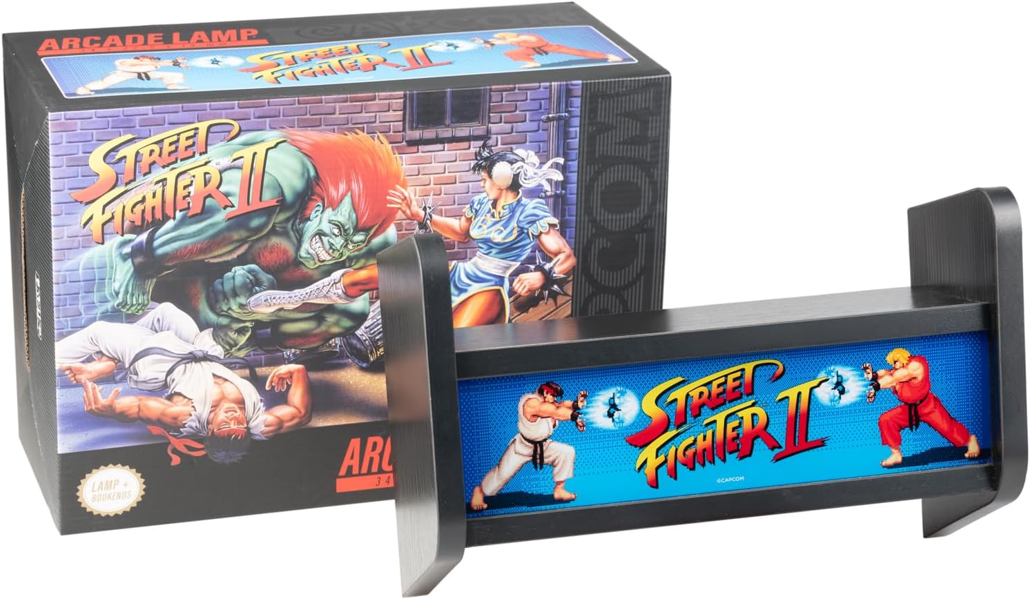 Grupo Erik - Street Fighter Arcade Machine Wall Light with Shelf USB-C Lamp