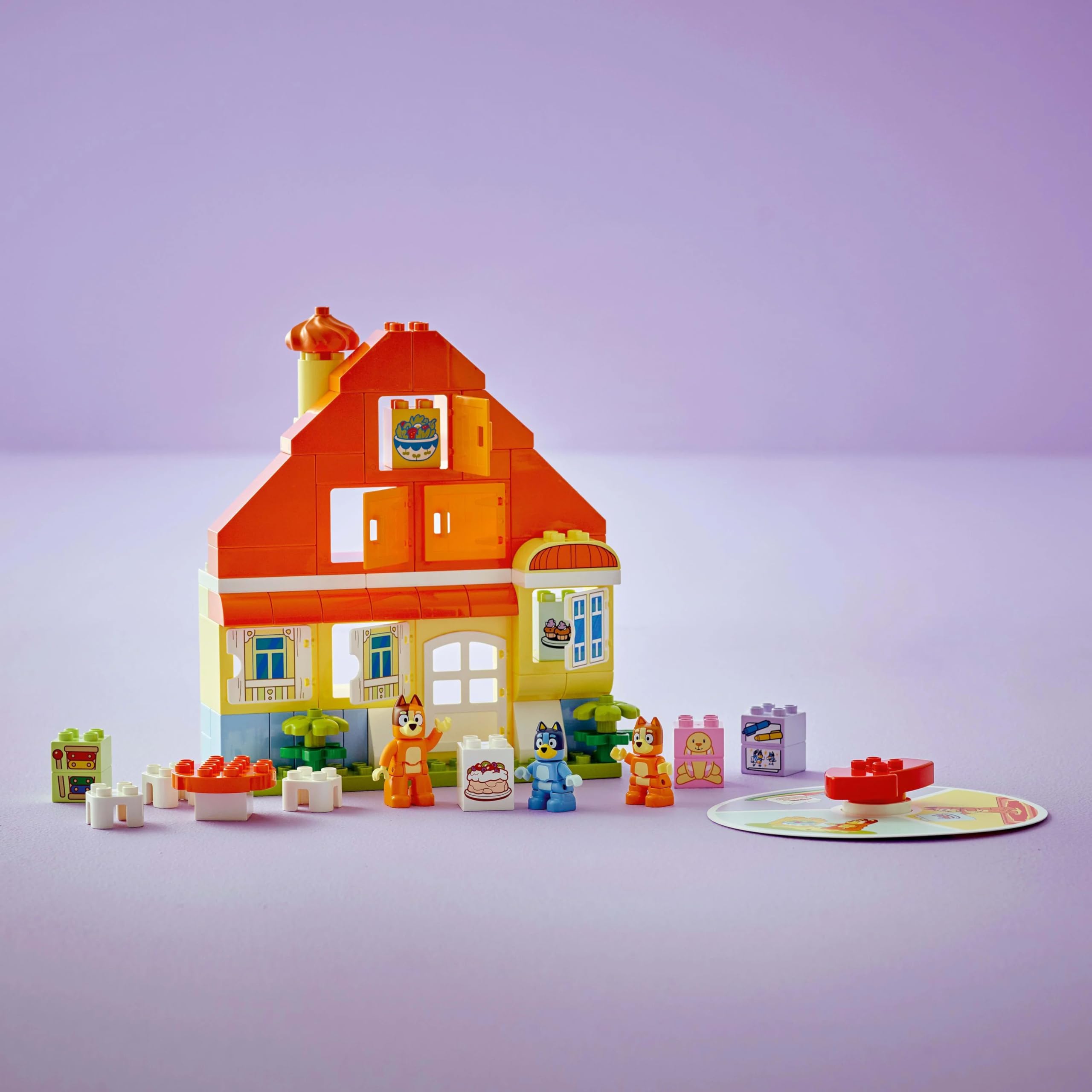 LEGO DUPLO Bluey: Bluey's Family House with Memory Game Building Set 3