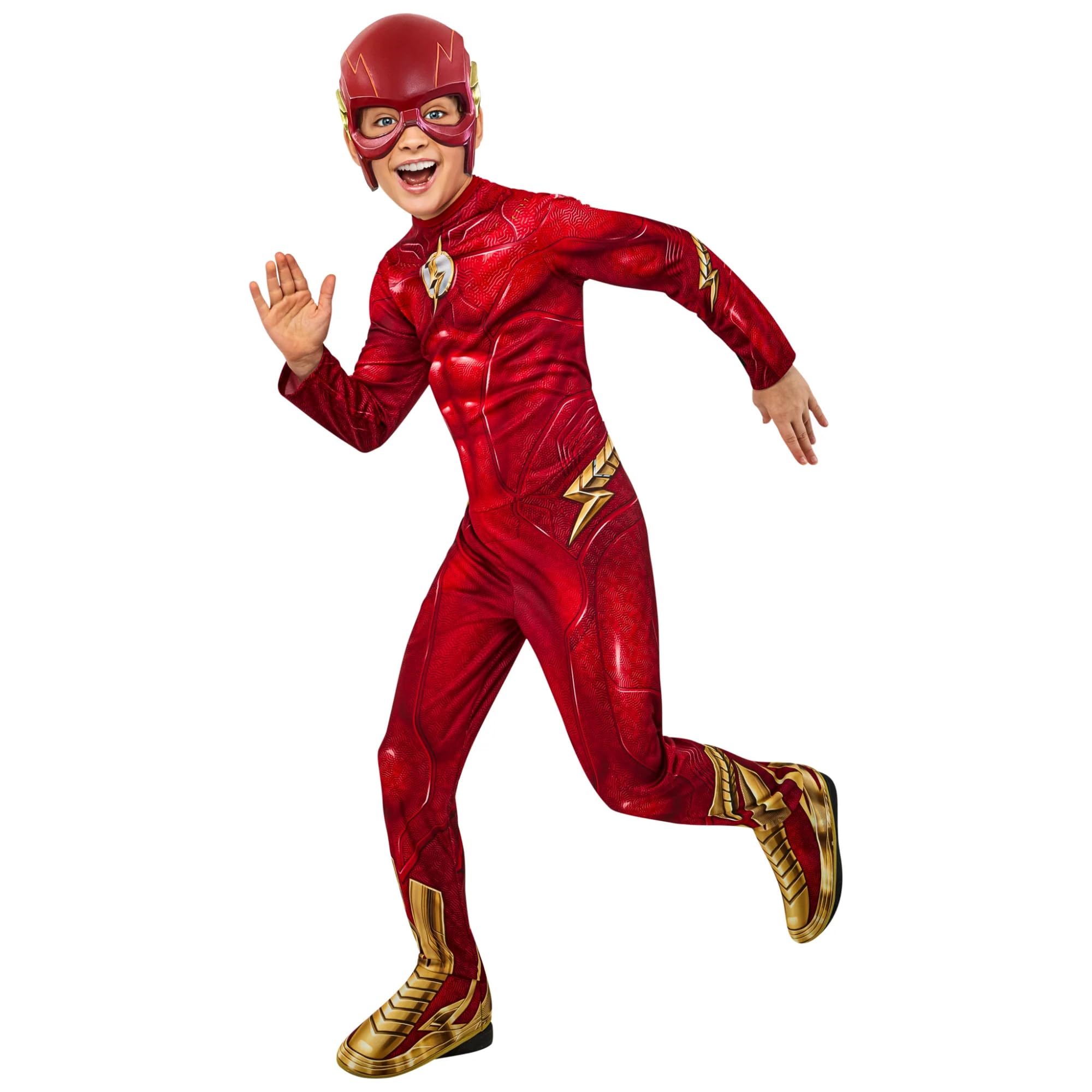 Rubies The Flash Classic Child Costume - Jumpsuit, Boot Tops, Mask | Xsmall, 5-6 Years 1