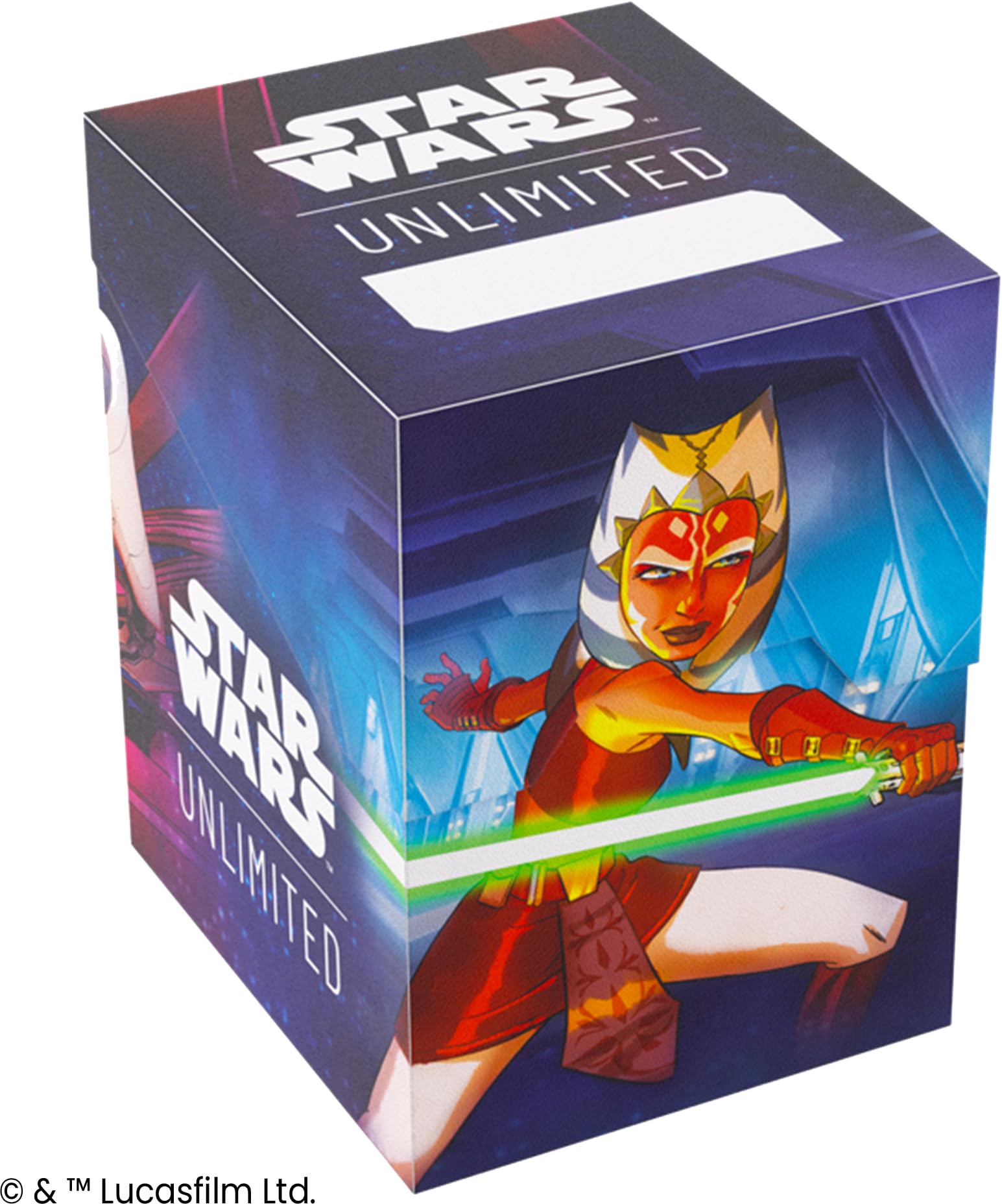 Gamegenic Star Wars: Unlimited Soft Crate - Ahsoka Tano/General Grievous | Holds 60 Double Sleeved Cards