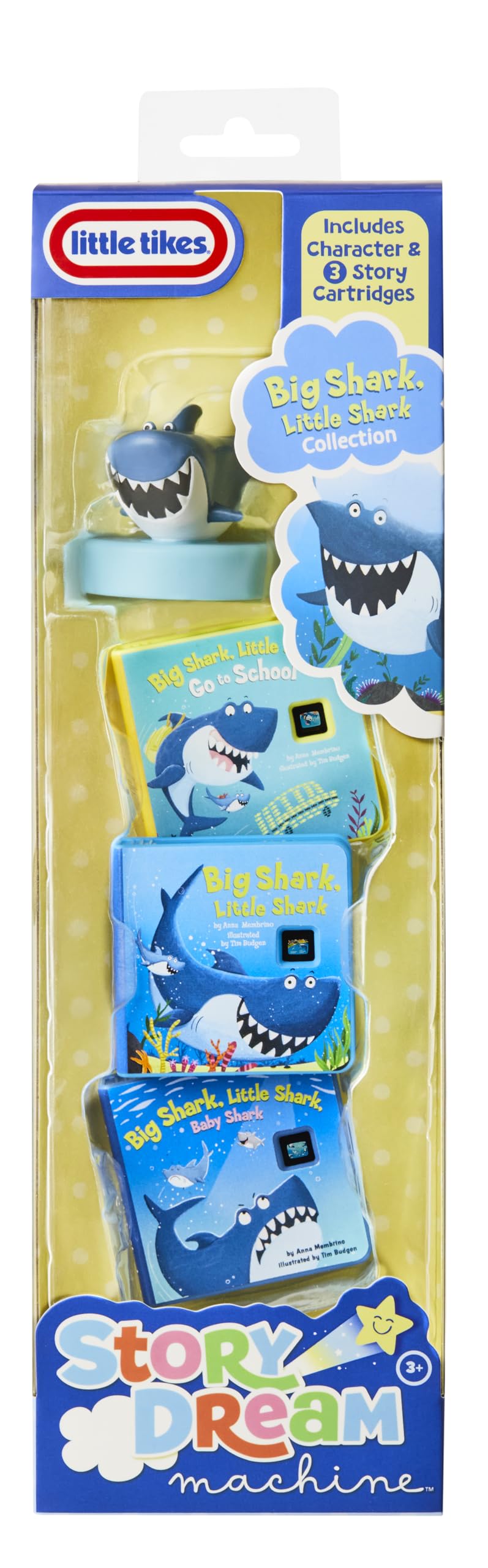 Little Tikes Story Dream Machine Story Collection - The Big Shark, Little Shark | Ages 3+ 7
