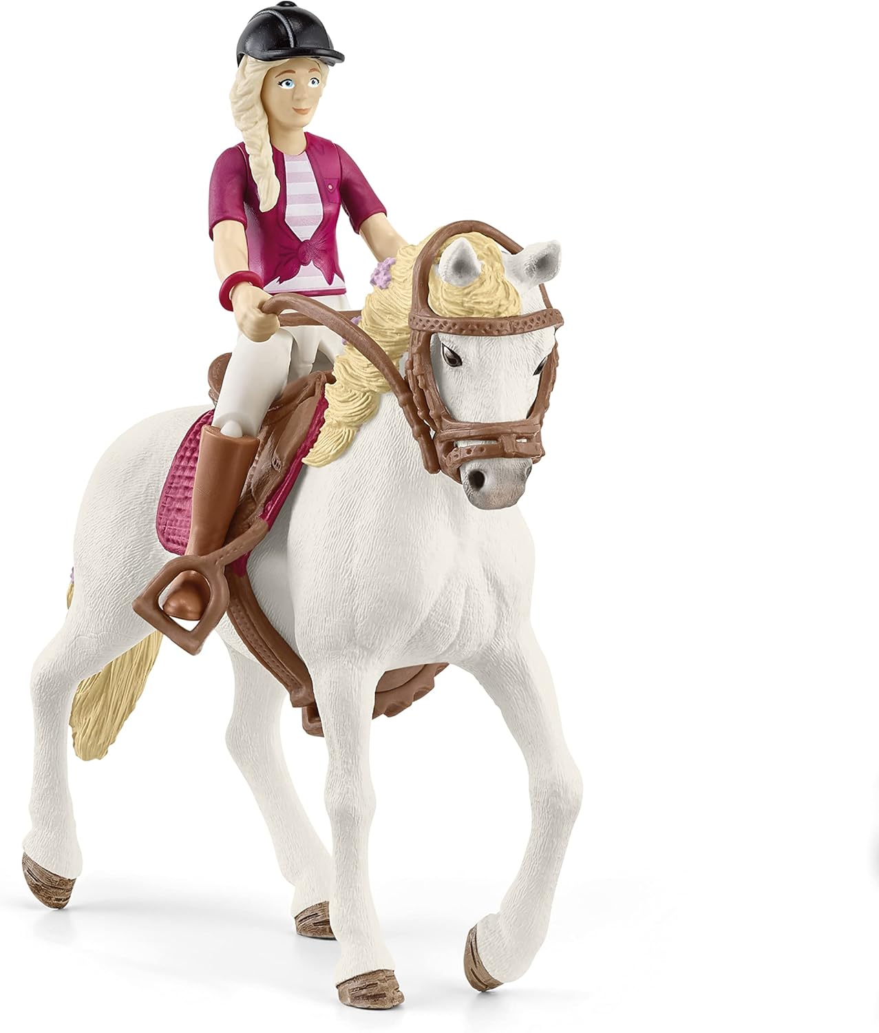 SCHLEICH Horse Club Sofia & Blossom Playset - 10-Piece Action Figure Set for Kids 5+ 1