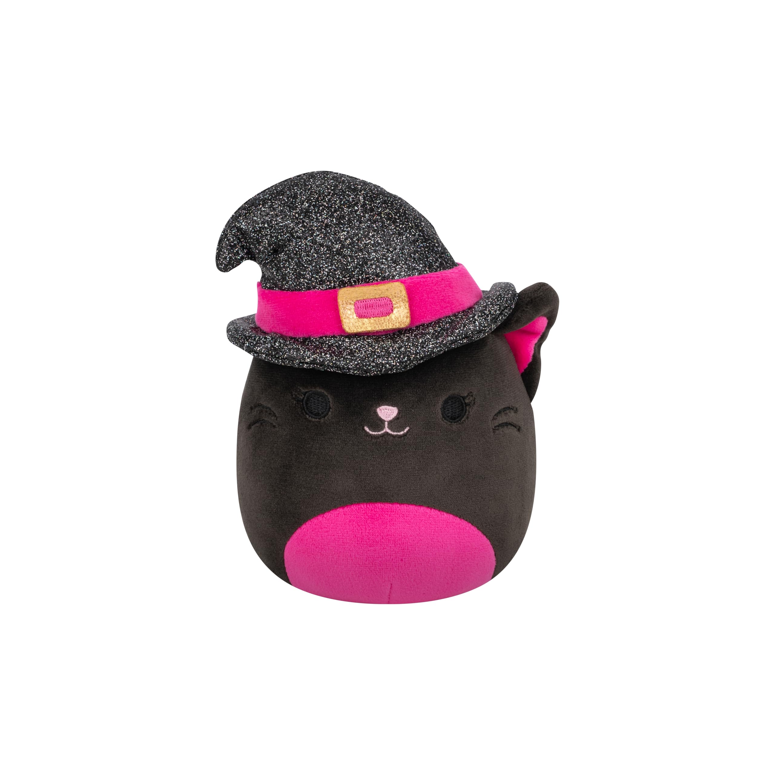 Squishmallows 7.5-Inch Catarina the Black Hat With Witch Cat Halloween Plush - Soft Stuffed Animal for Kids 1